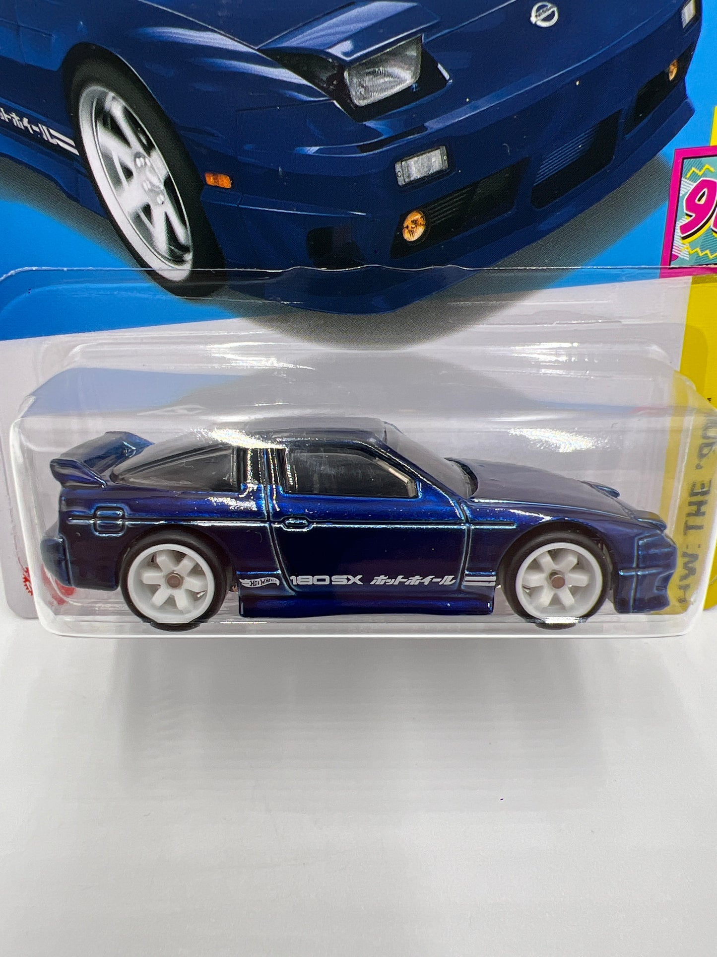 2024 Hot Wheels M Case Super Treasure Hunt #211 96 Nissan 180SX Type X Blue W/Protector