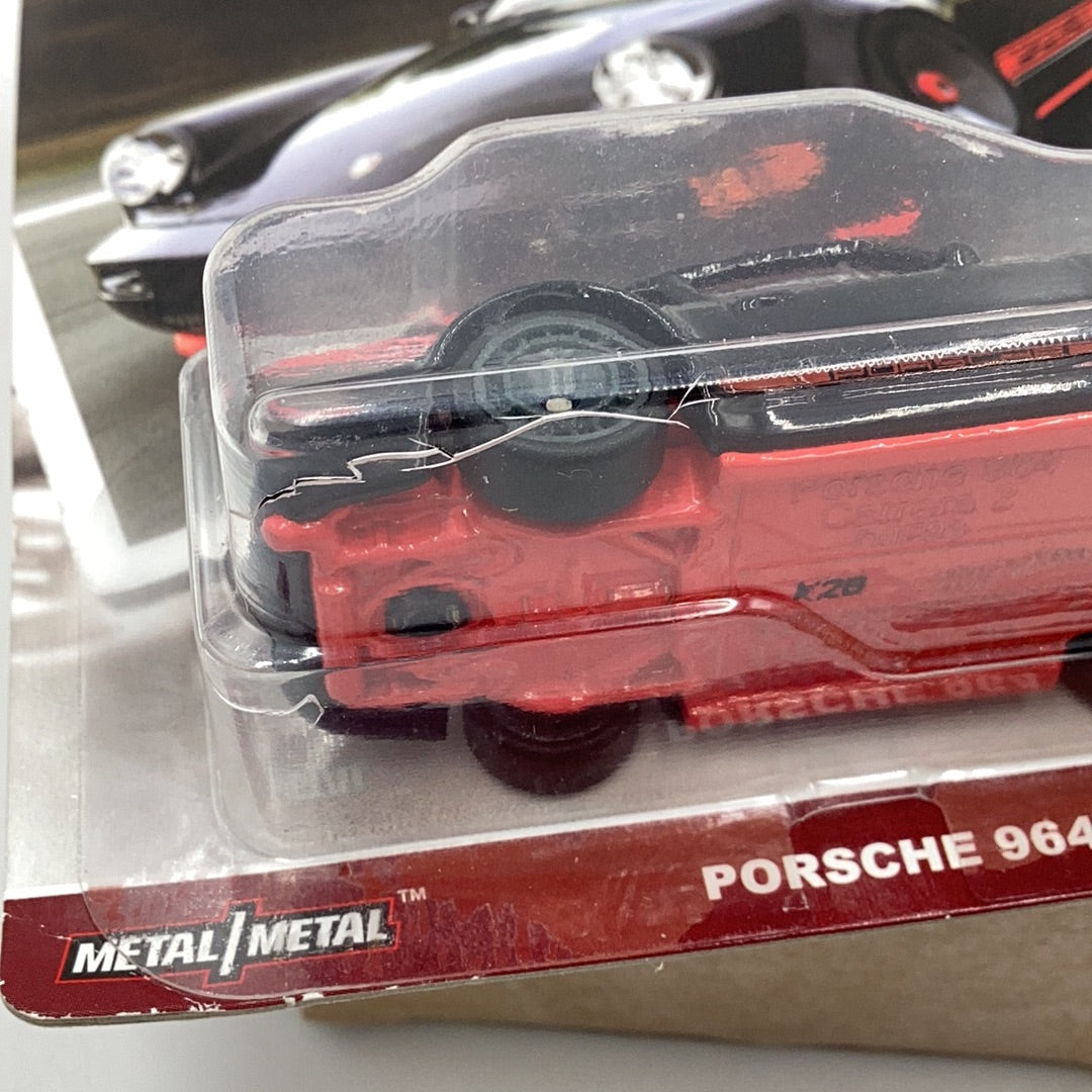 Hot wheels car culture modern classics #3 Porsche 964 with protector cracked blister