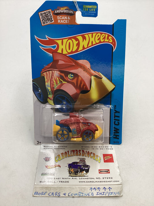 2015 Hot Wheels Treasure Hunt #38 Pirahna Terror Red 277K