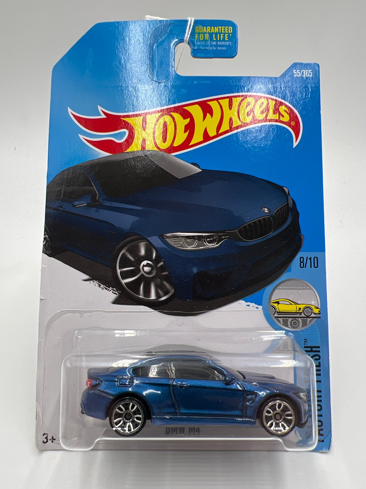 2017 Hot Wheels Factory Fresh #55 BMW M4 Blue (Bad Card) 105A