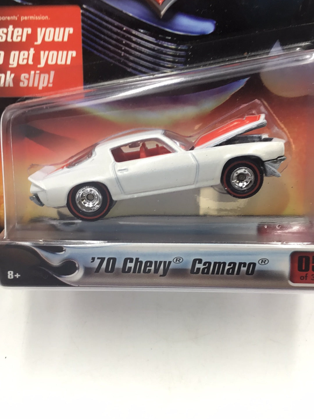 Hot wheels Ultra Hots 70 Chevy Camaro with Real Riders