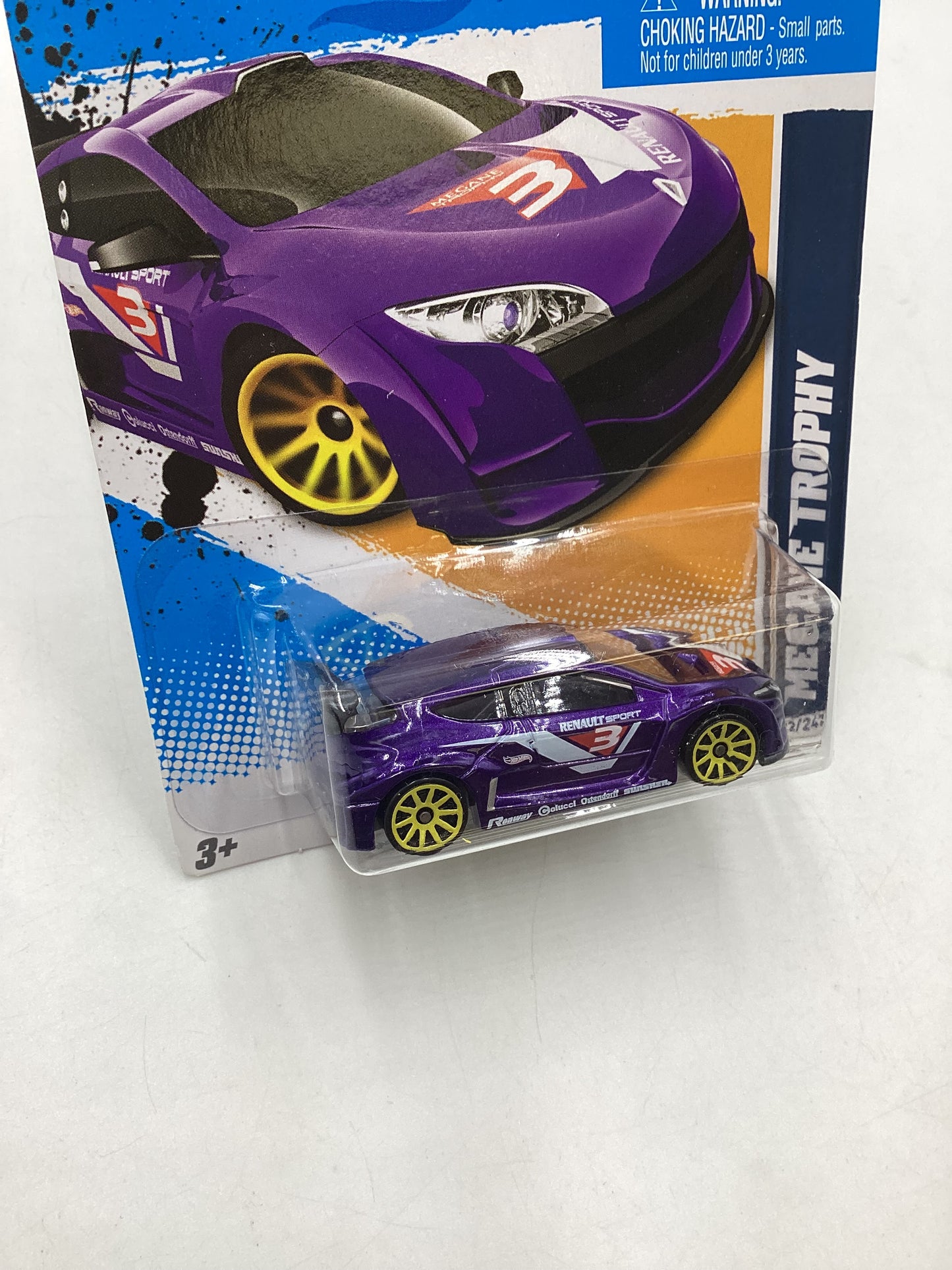 2012 Hot Wheels All Stars #122 Megane Trophy Purple 67F