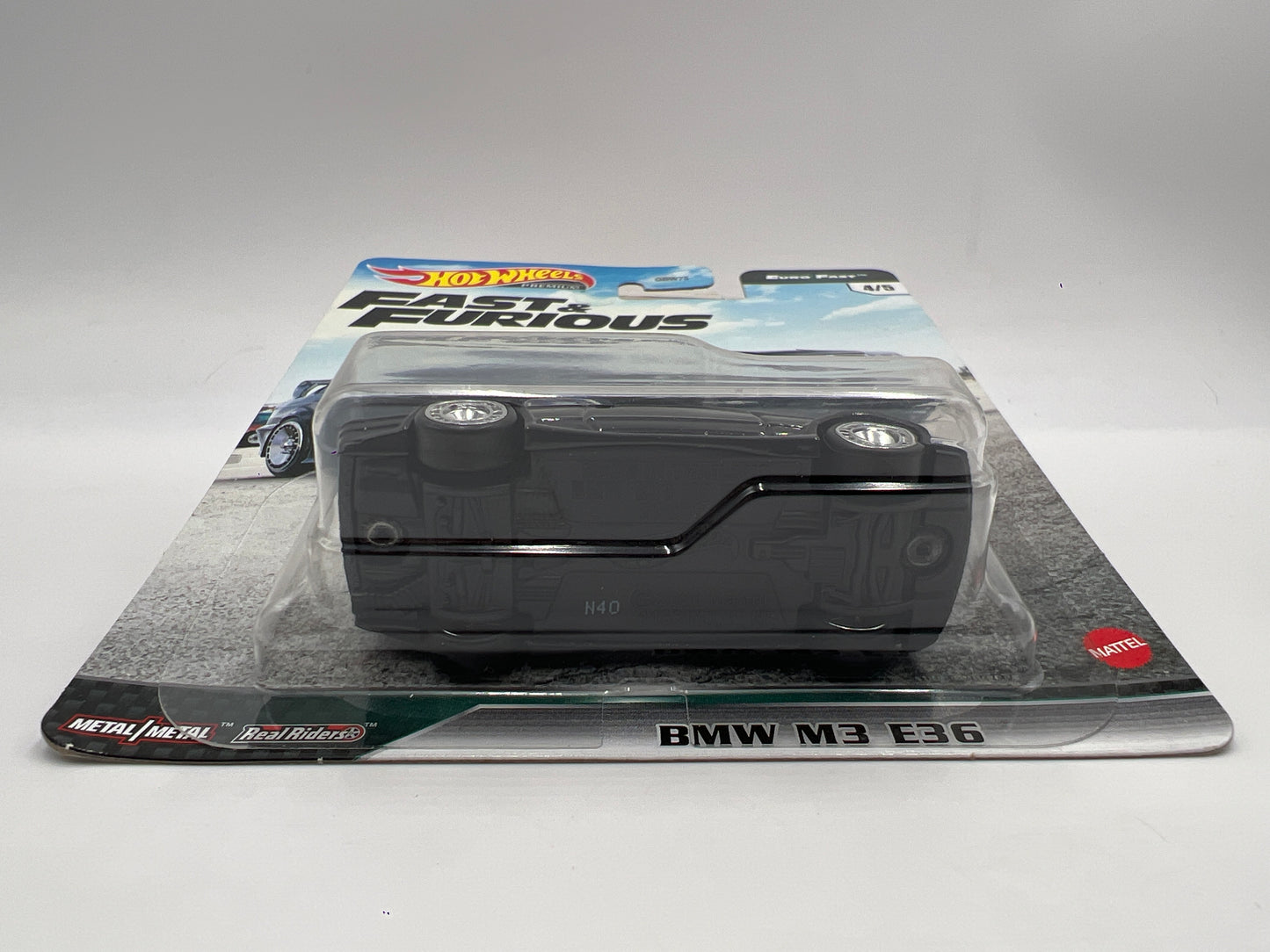 Hot Wheels Premium Fast & Furious Euro Fast #4 BMW M3 E36 Black 251A