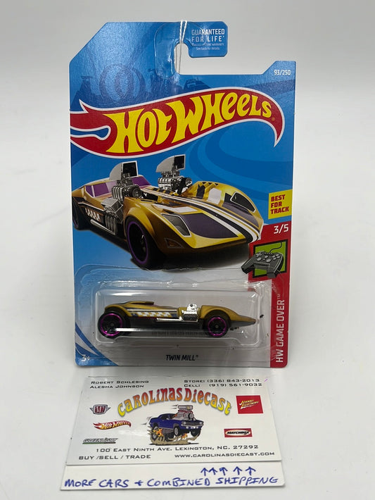 Hot Wheels 2019 Treasure Hunt Twin Mill #93 277Q