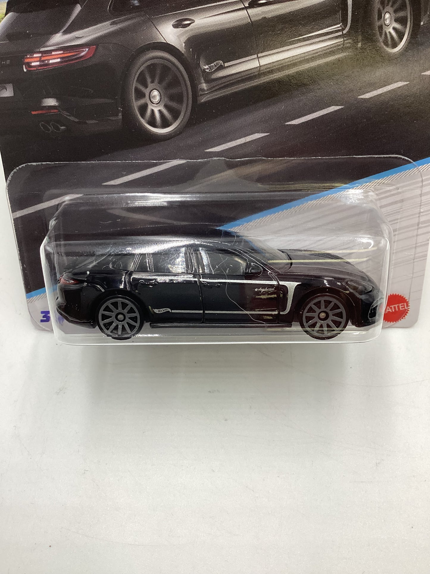 Hot Wheels Walmart Exclusive Luxury Sedans #1 Porsche Panamera Turbo S E-Hybrid Sport Turismo Black