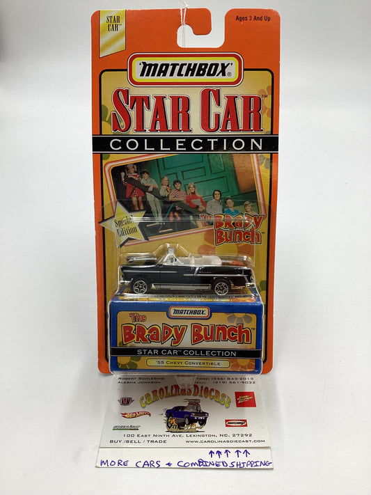 Matchbox Star Car Collection The Brady Bunch 55 Chevy Convertible Black (SR)