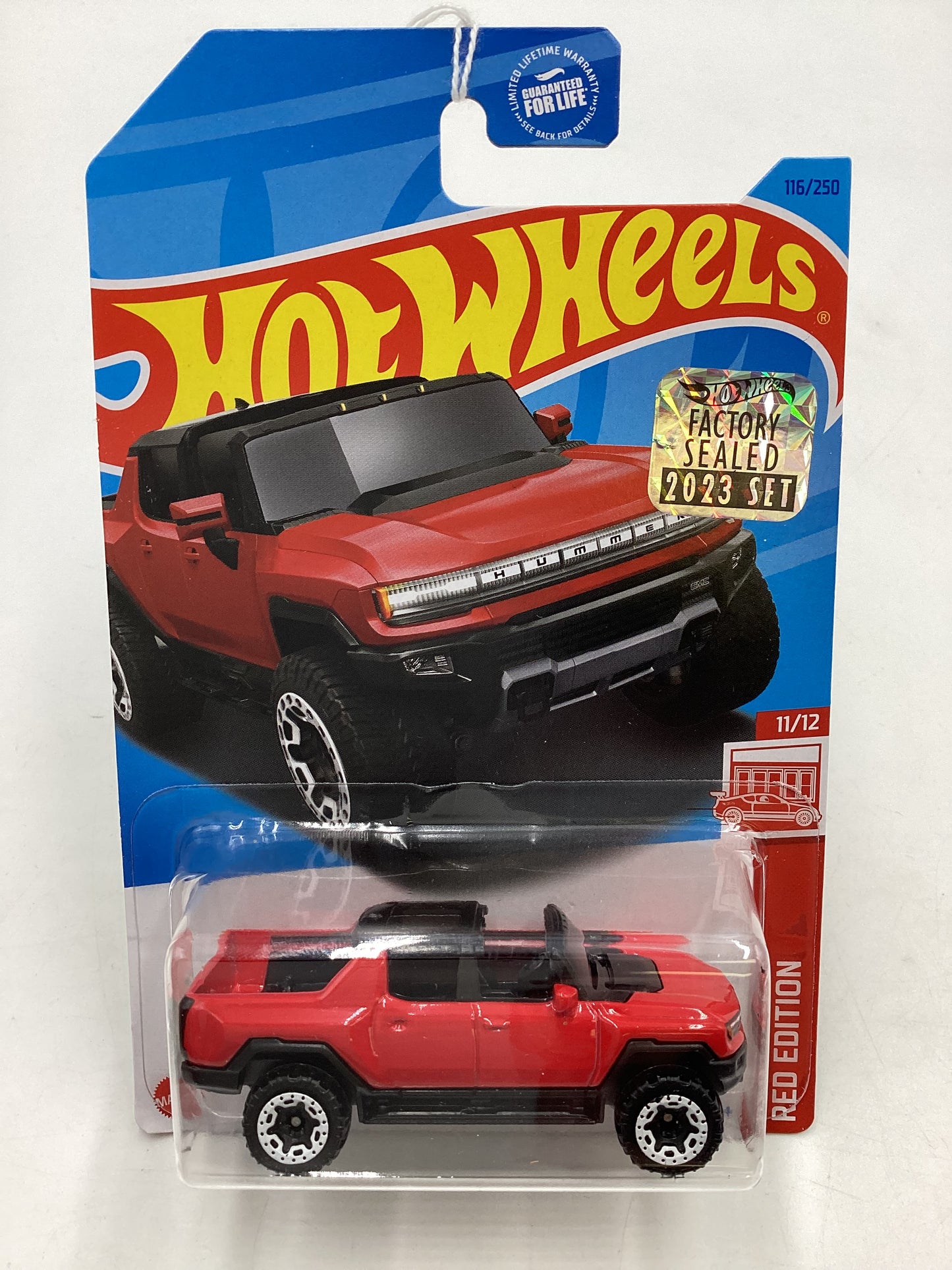 2023 Hot Wheels #116 GMC Hummer EV Red Edition Factory Sealed 150i