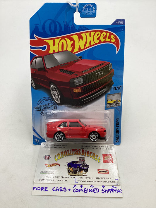 2020 Hot Wheels #145 84 Audi sport Quattro Red 106A