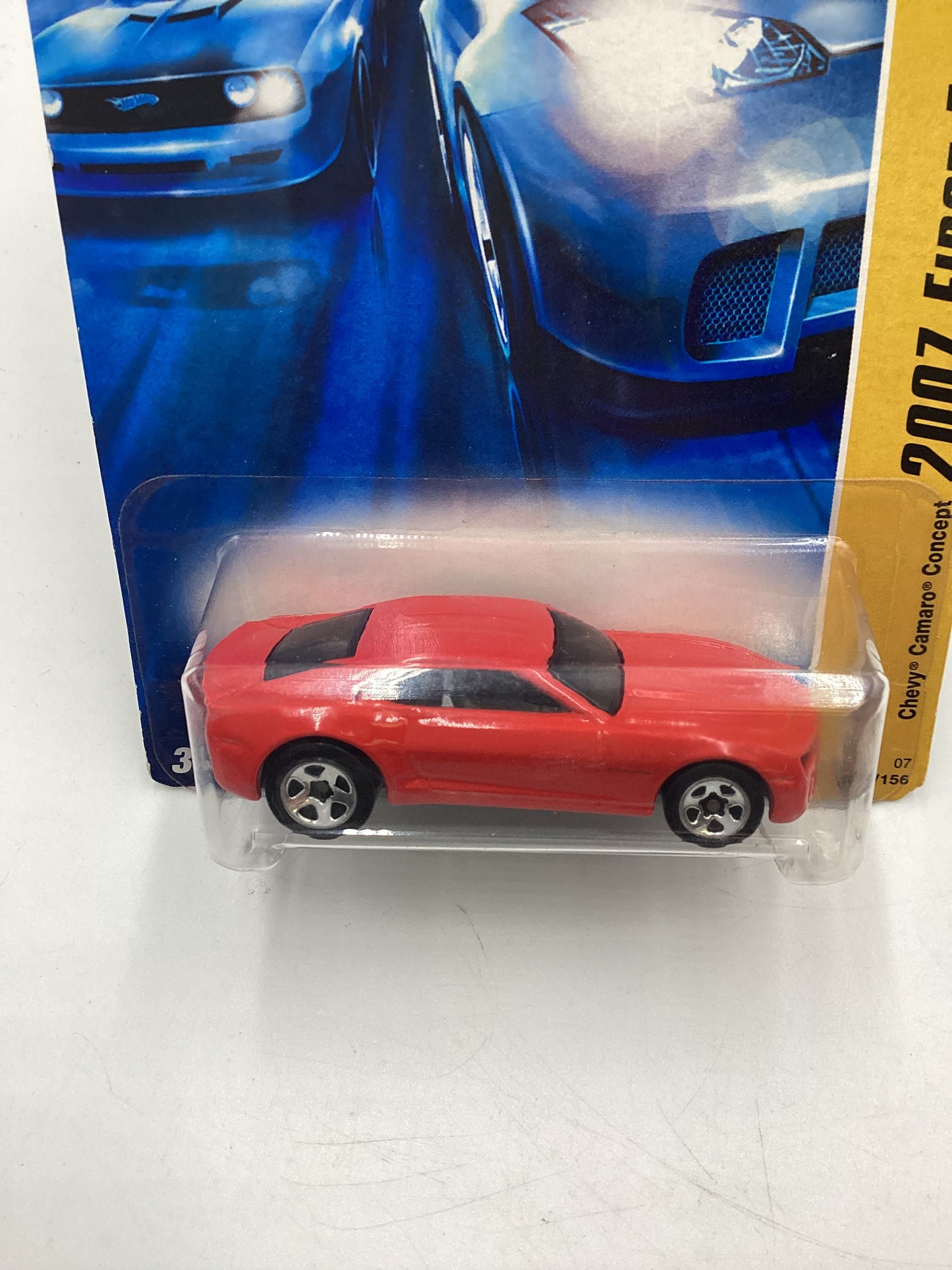 2007 Hot Wheels New Models #2 Chevy Camaro Concept Red (5 Spoke) 2A