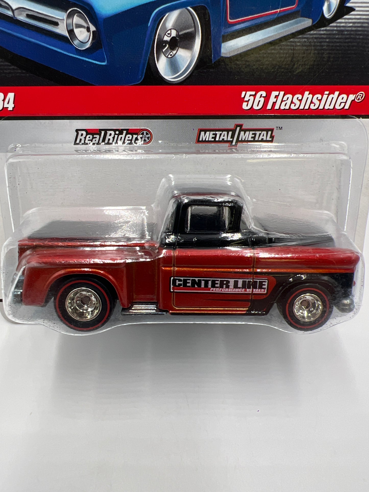 Hot Wheels Slick Rides #4 56 Flashsider Center Line Dark Orange 245B