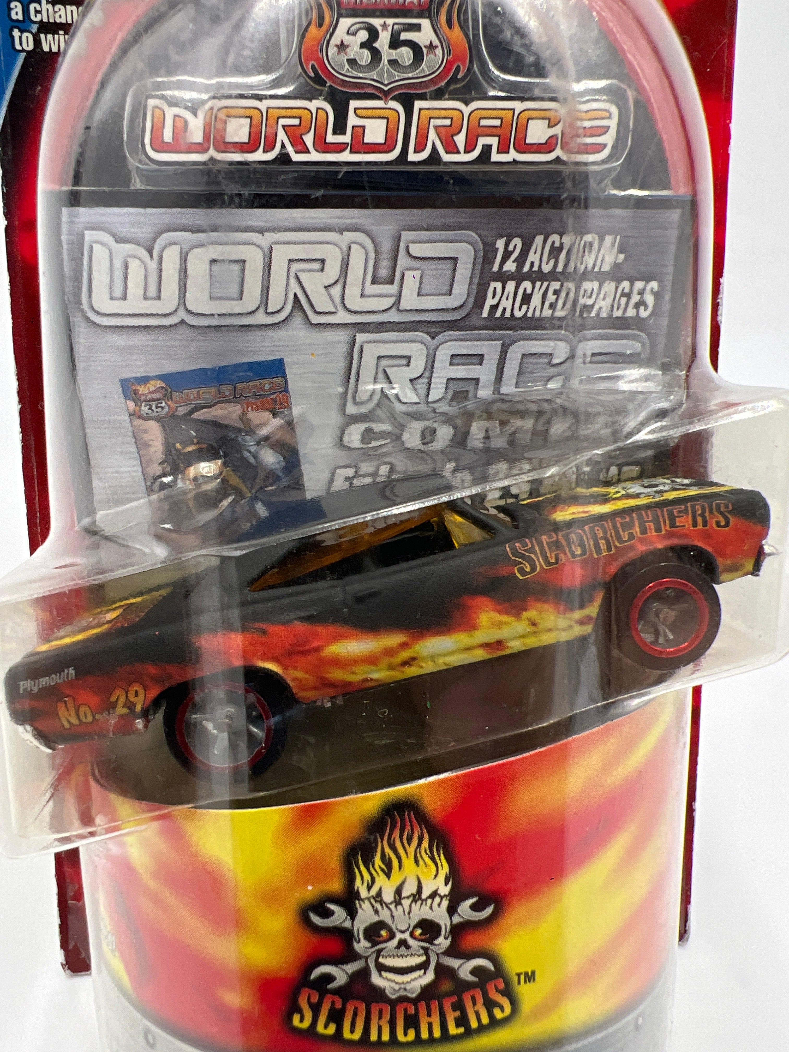 SWAY / スウェイ/ほろ馬車/さそり座/FMCY7035/1994年/美品！ Hot Wheels Highway 35 World Race Wave Scorchers #29 70 Plymouth