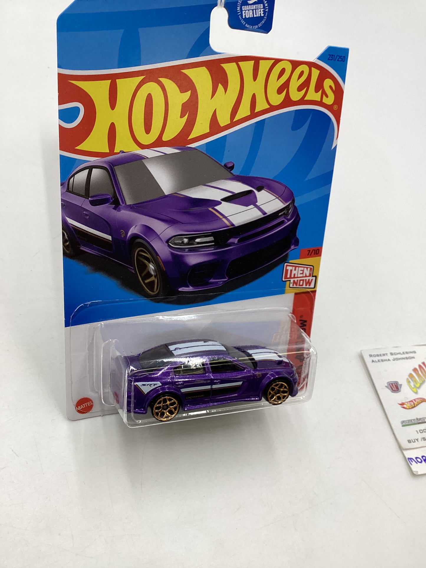 2023 Hot Wheels #231 20 Dodge Charger Hellcat Purple 45G