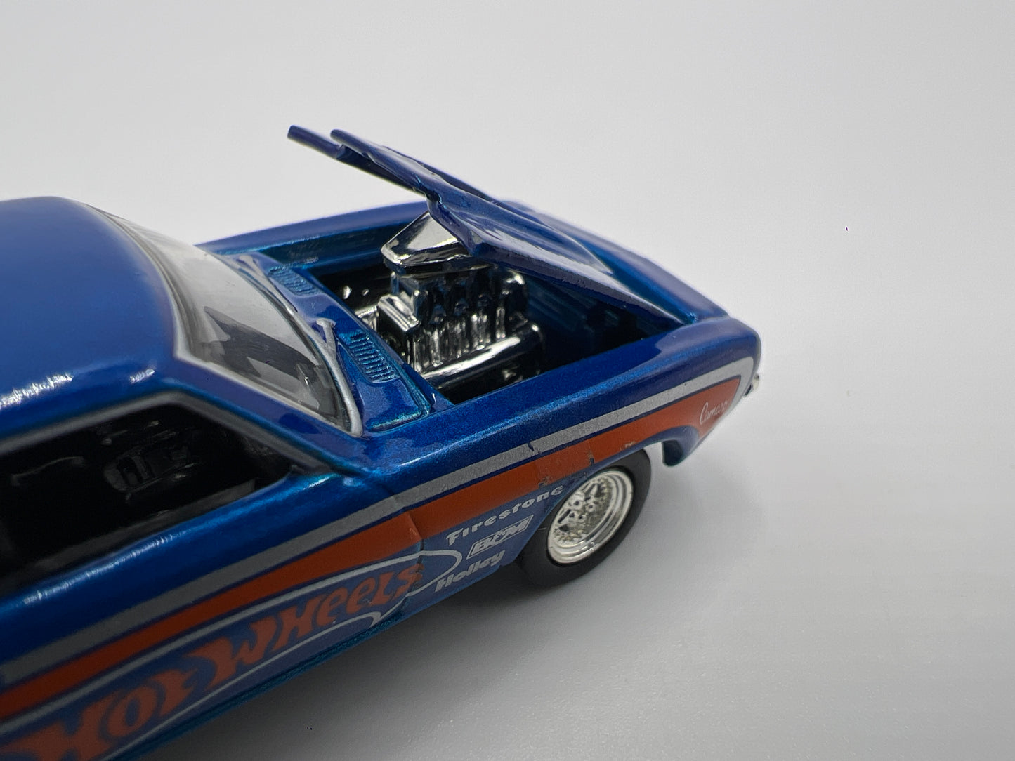 Hot Wheels 1/64 Premium LE 69 Camaro Pro Street Blue Loose