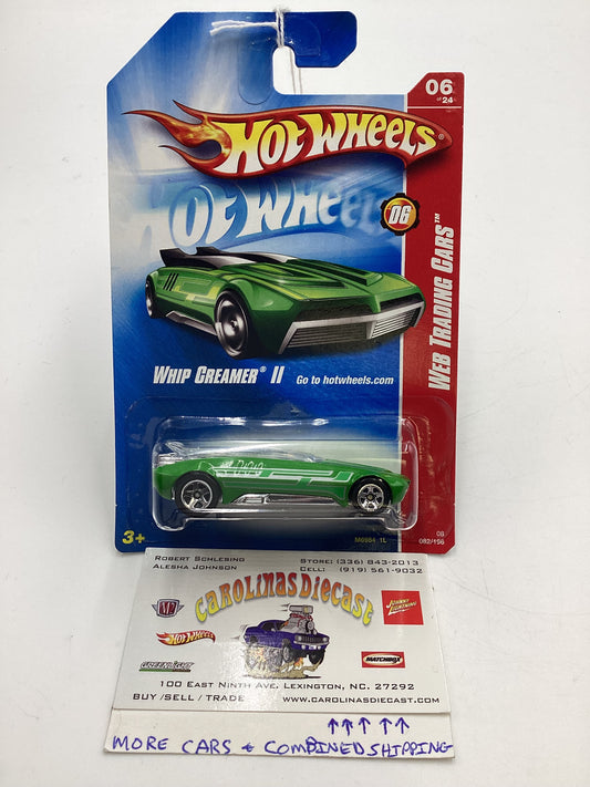 2008 Hot Wheels Web Trading Cars #82 Whip Creamer II Green AA3