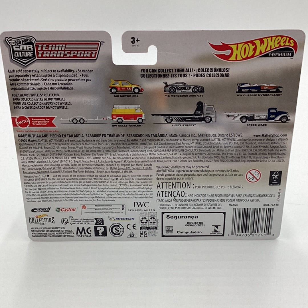 HOT WHEELS 2023 CAR CULTURE TEAM TRANSPORT #48 16 Mercedes-AMG GT3 Fleet Street 280i