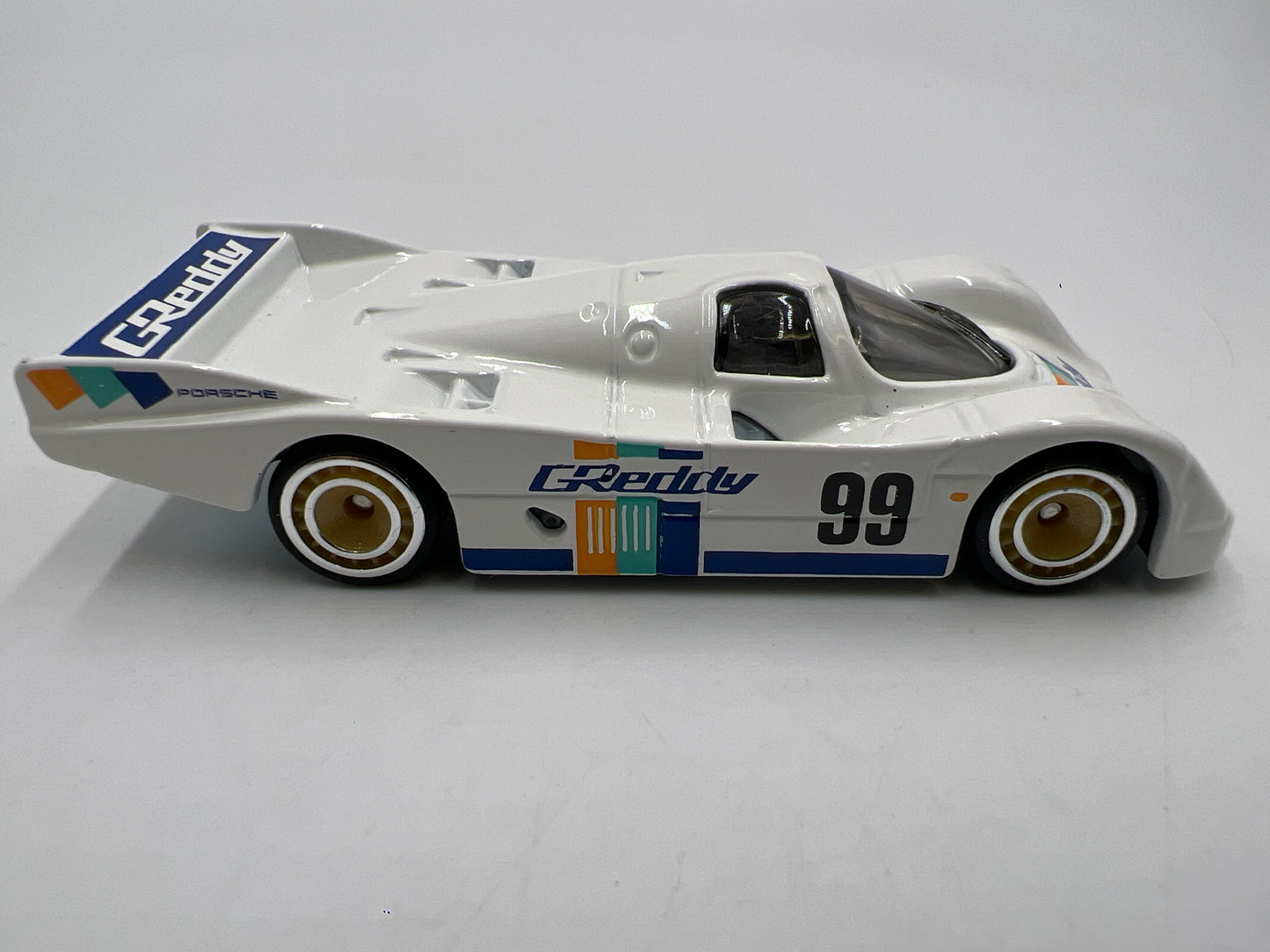 Hot Wheels Race Day Premium Porsche 962 GReddy White Loose