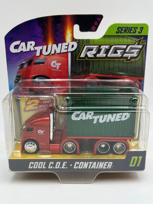 MGA Car Tuned Rigs Series 3 #1 Cool COE Green Container