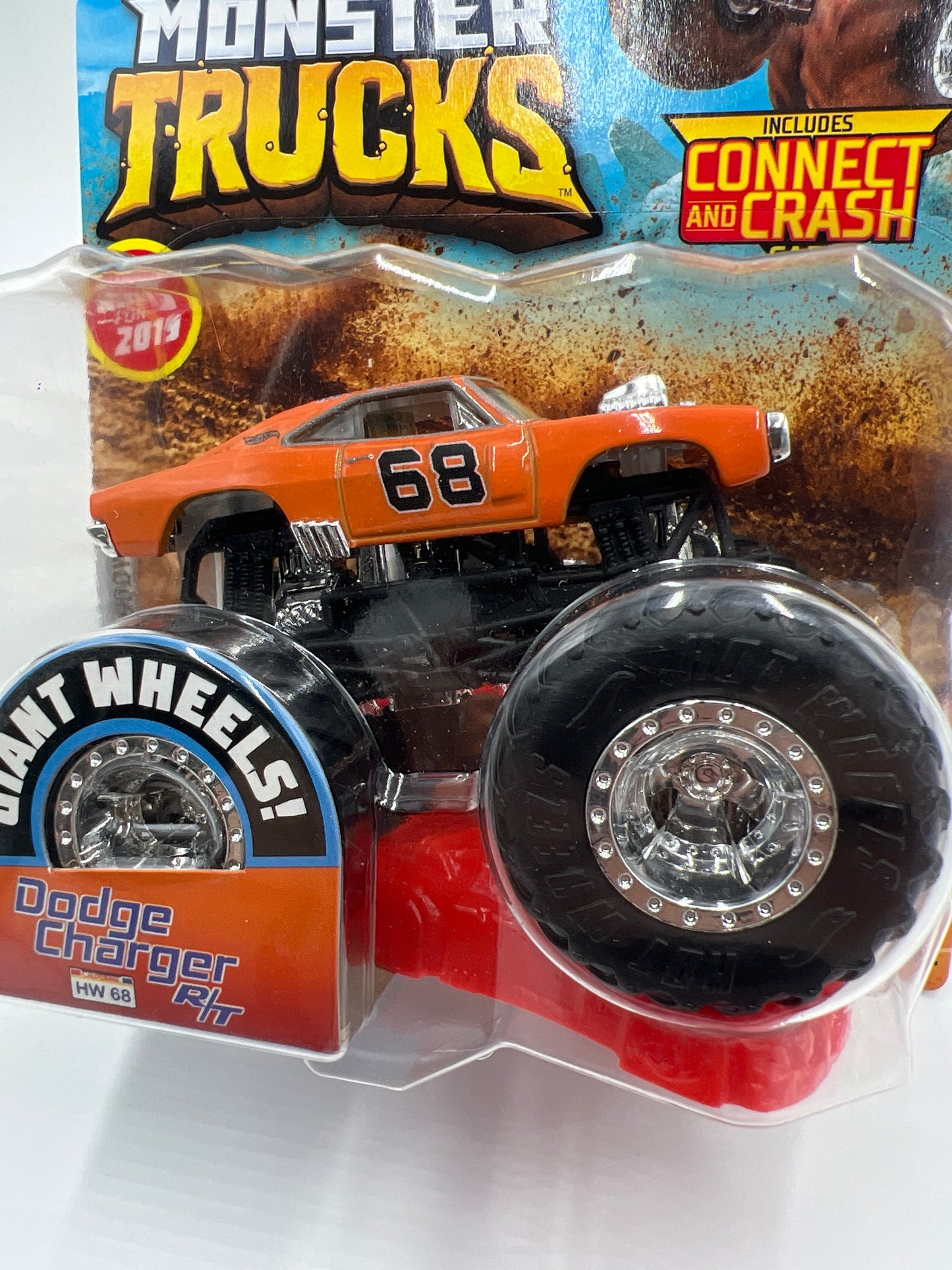 2019 Hot Wheels Monster Trucks #33 Dodge Charger R/T 126E