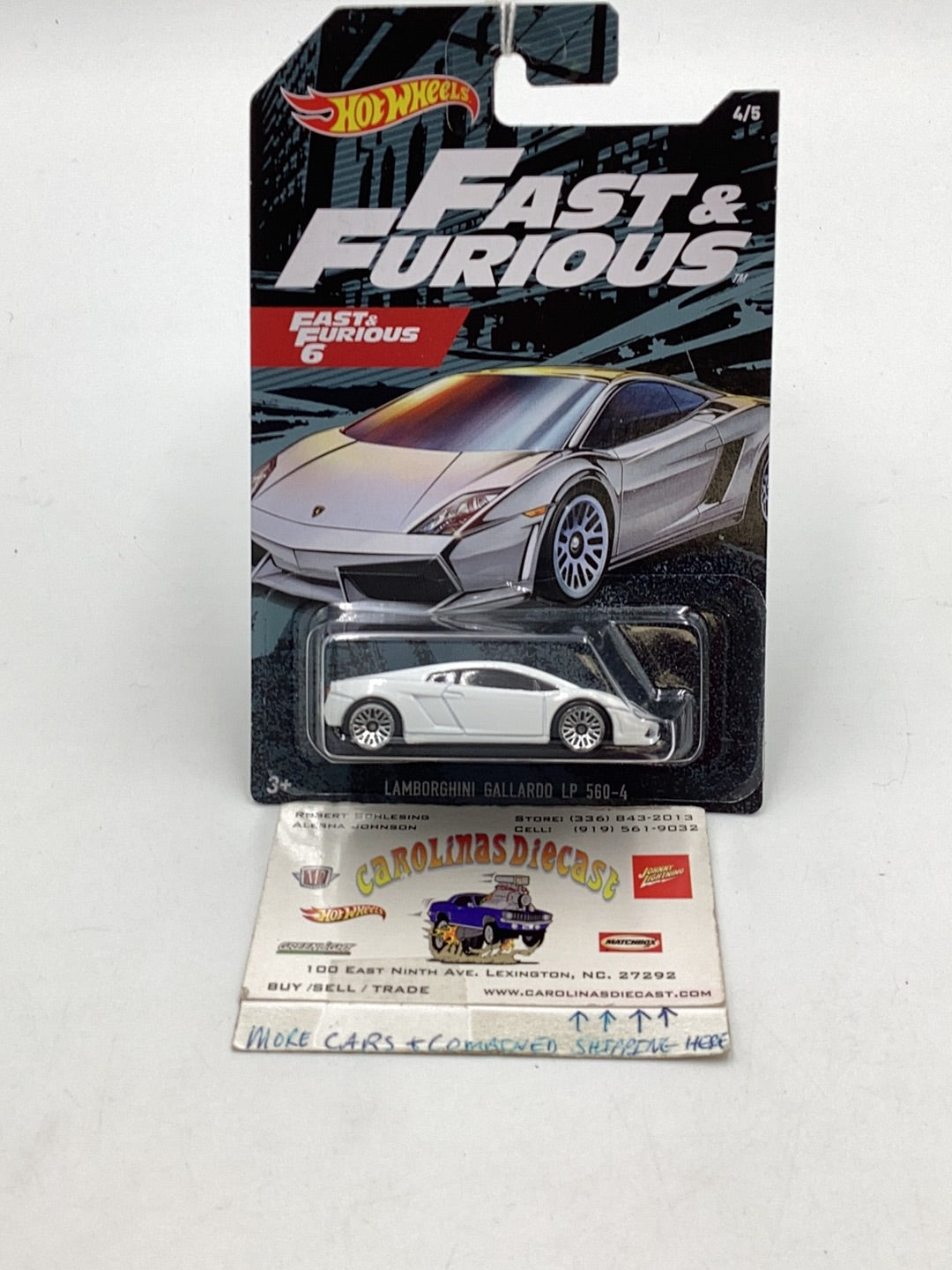 Hot wheels fast and furious Lamborghini Gallardo LP 560-4 73C