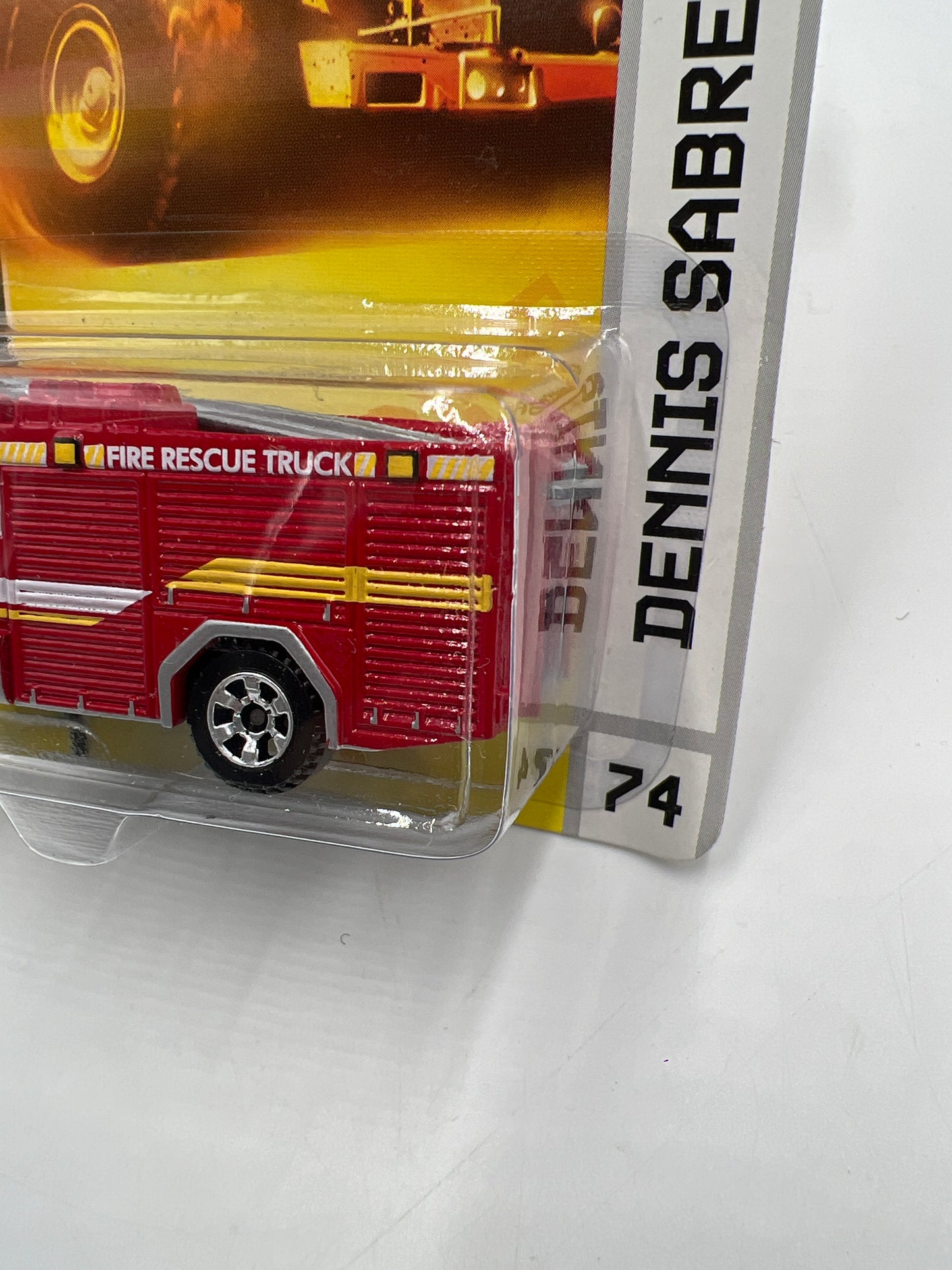 Matchbox Emergency Dennis Sabre Fire Truck Red #74