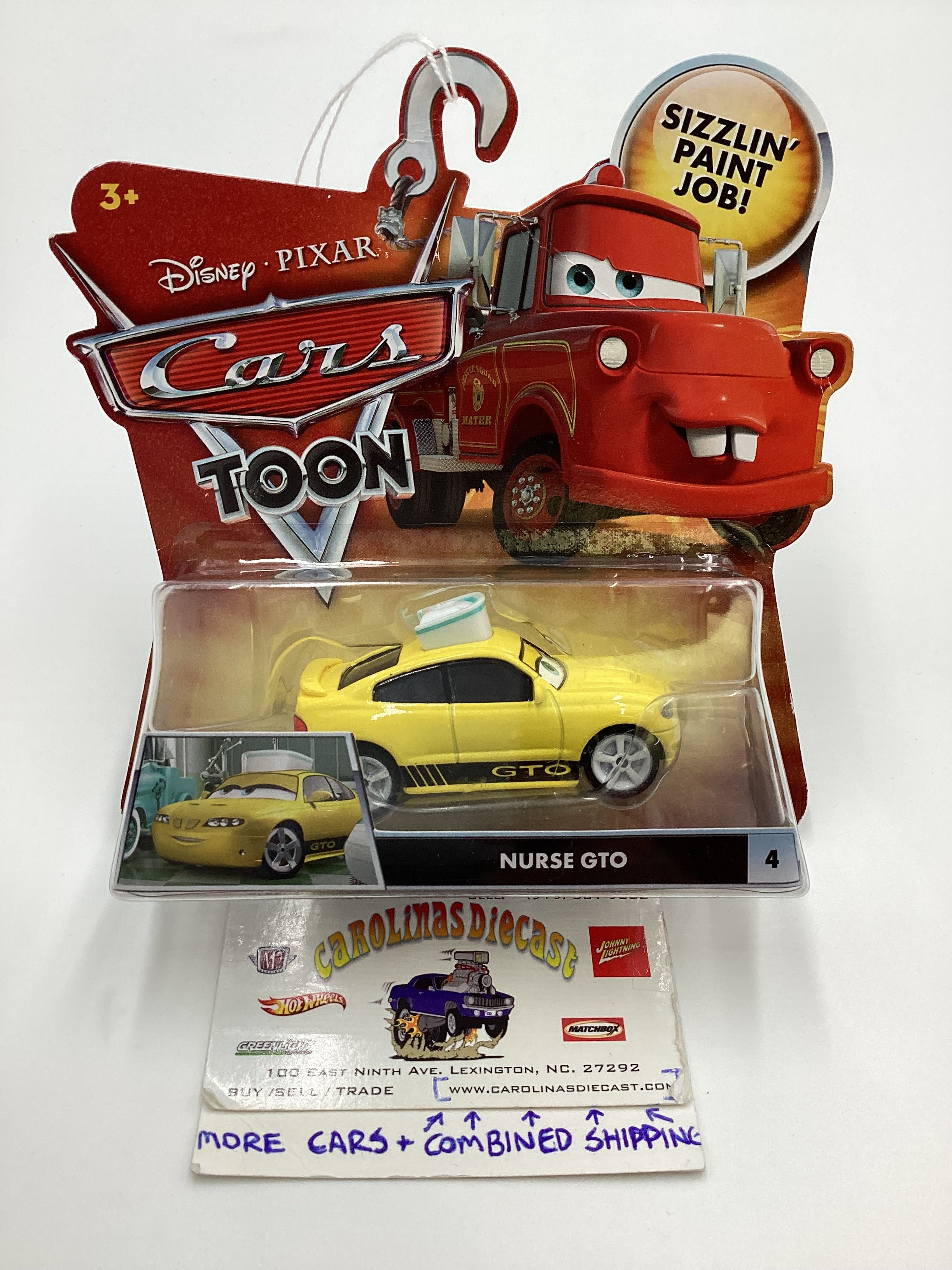 Disney Pixar Cars Toon ミニカーセット Cars Toon Character Vehicle toy diecast cars assortment by Mattel