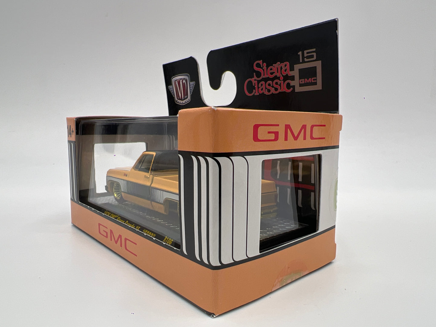 M2 Machines R106 CHASE 1976 GMC Sierra Grande 15 SS02 Orange
