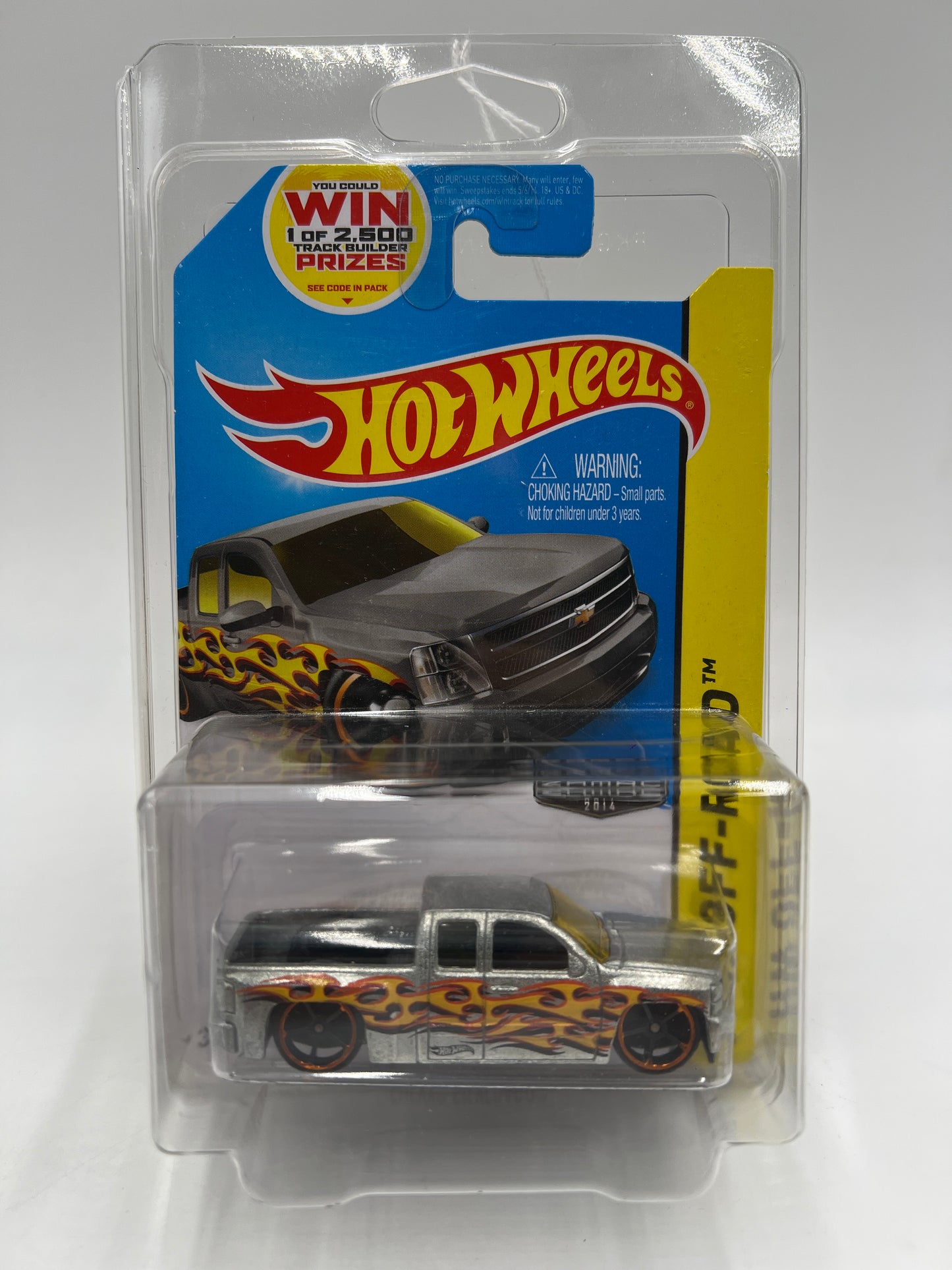2014 Hot Wheels Walmart Exclusive Zamac 4 #132 Chevy Silverado W/Protector