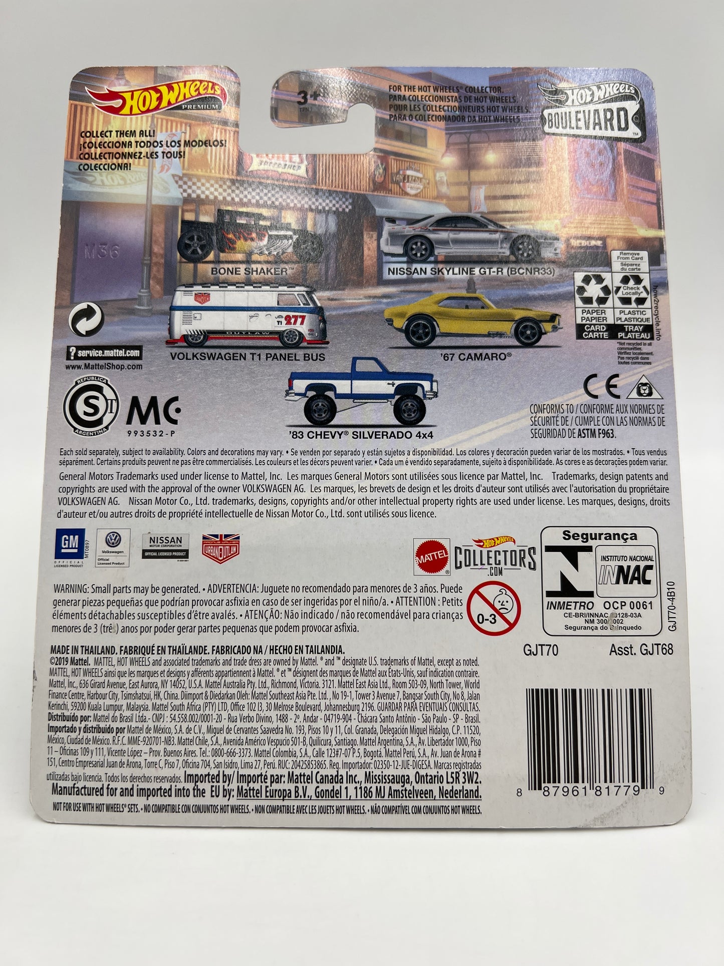 Hot Wheels Premium Boulevard #3 Volkswagen T1 Panel Bus Magnus Walker W/Protector