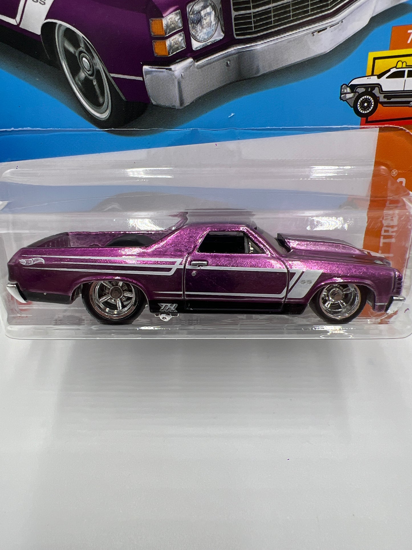 2024 Hot Wheels F Case Super Treasure Hunt #132 72 El Camino Purple W/Protector