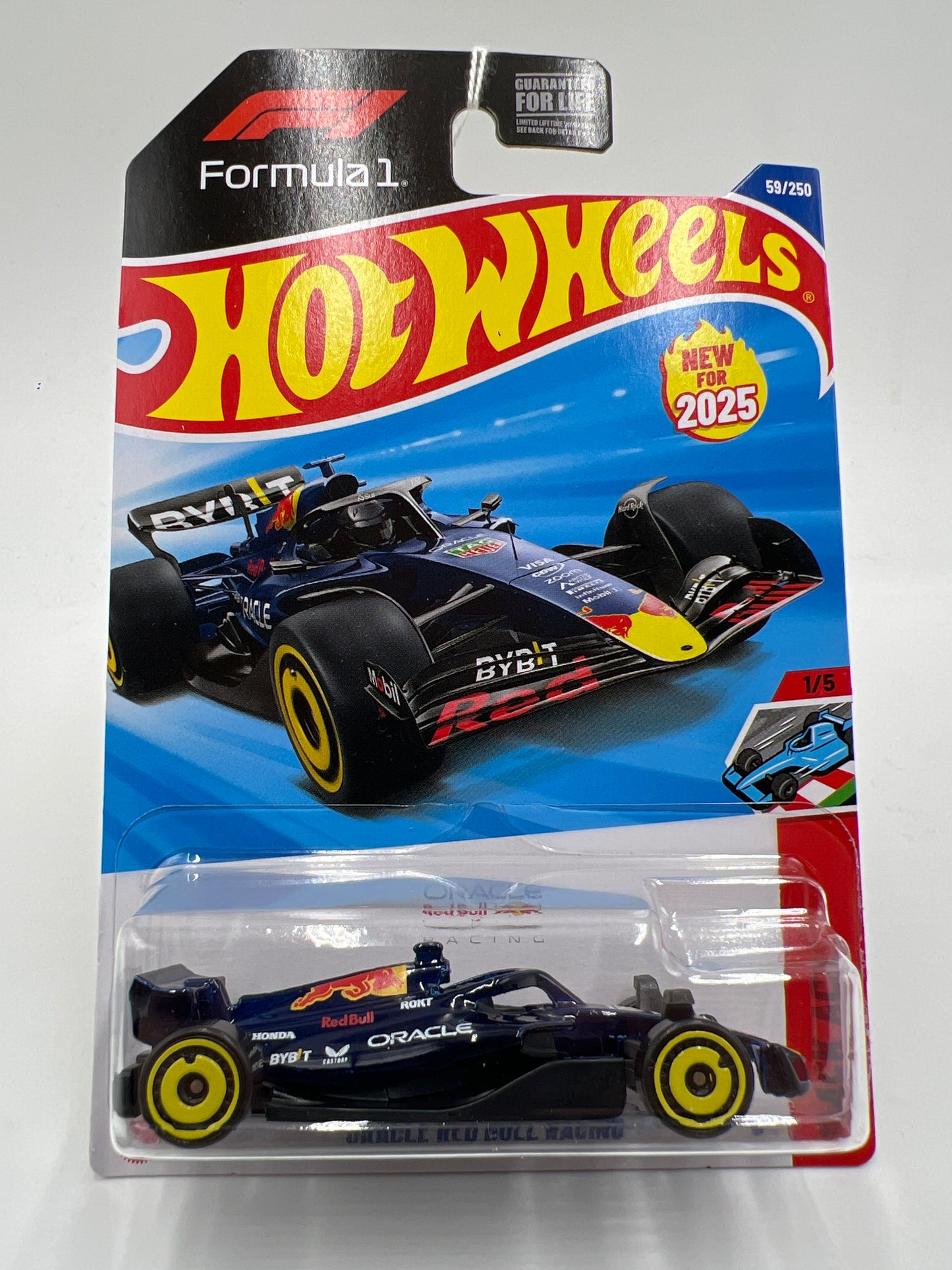 2025 Hot Wheels C Case #59 Formula 1 Oracle Red Bull Racing Blue 113C