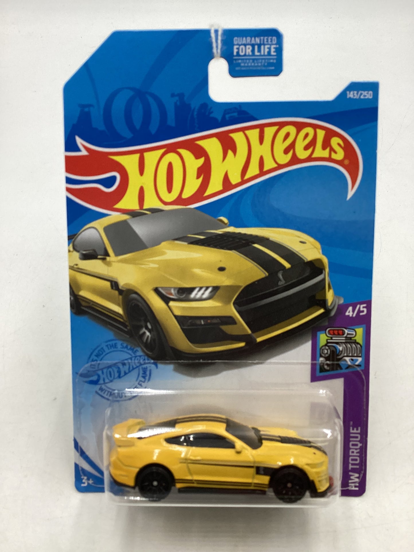 Hot Wheels 2021 2020 Ford Mustang Shelby GT500 #143 Yellow 25G