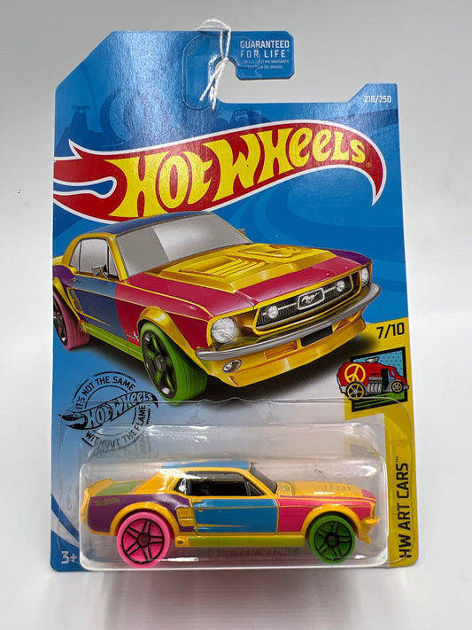 2019 Hot Wheels Art Cars #218 67 Ford Mustang Coupe