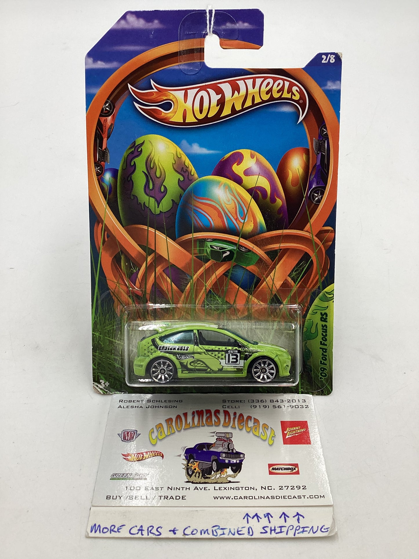 2013 HW Easter #2 09 Ford Focus RS Green