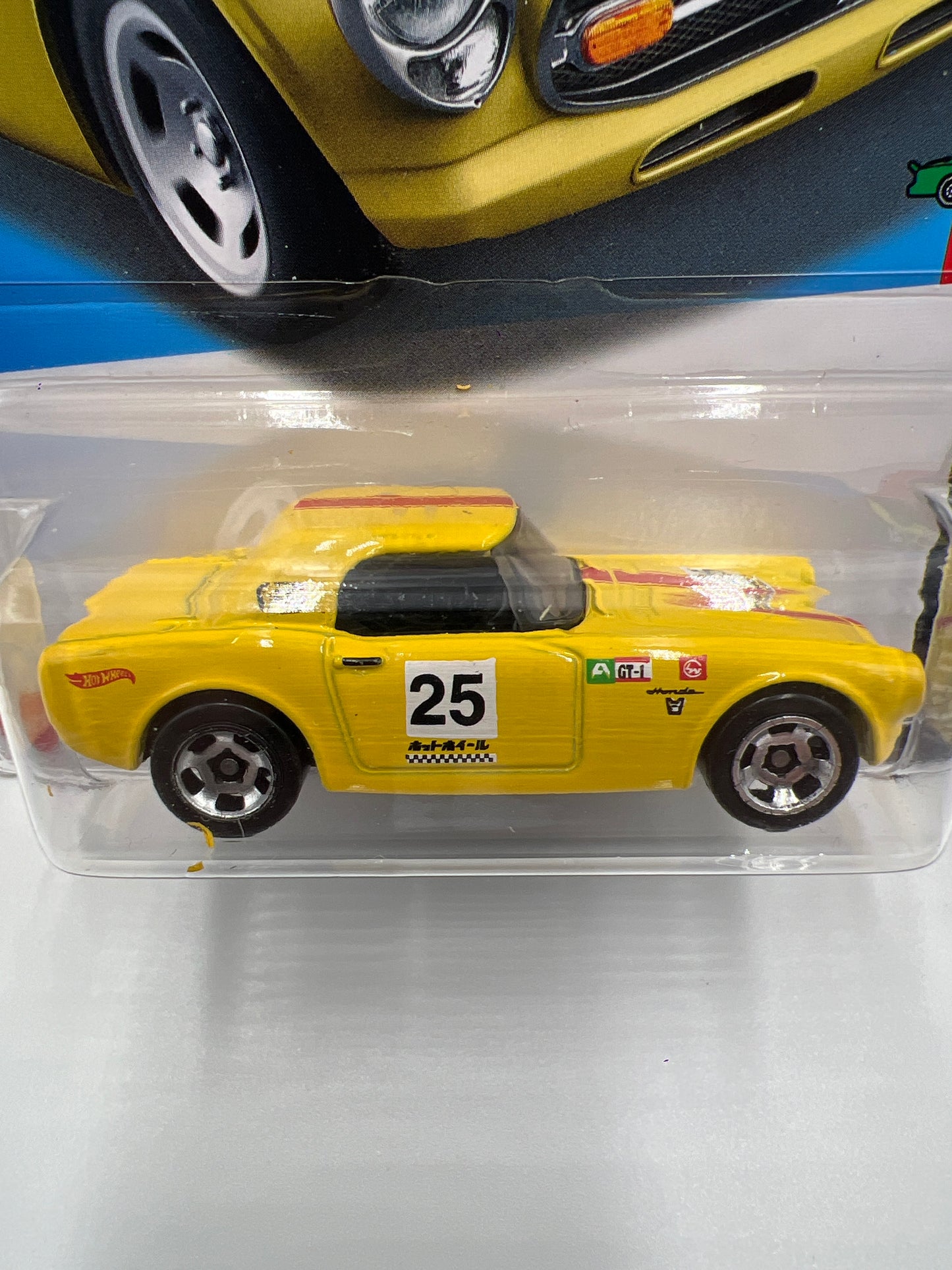 2024 Hot Wheels Q Case #209 Honda S800 Racing Yellow 77H