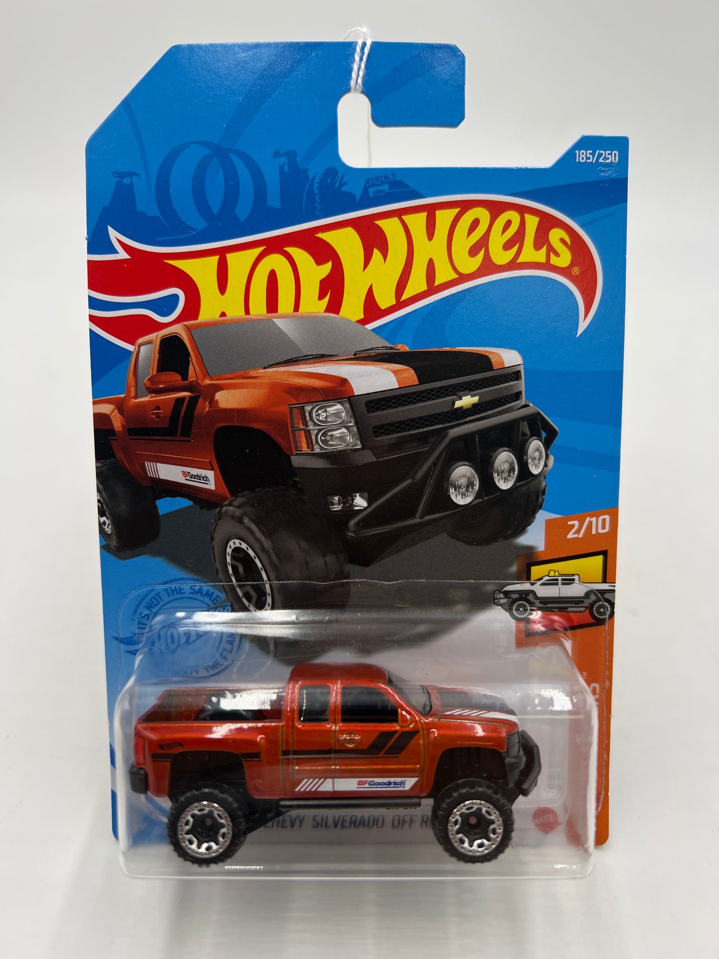 2021 Hot Wheels HW Hot Trucks #185 Chevy Silverado Off Road Orange 7A