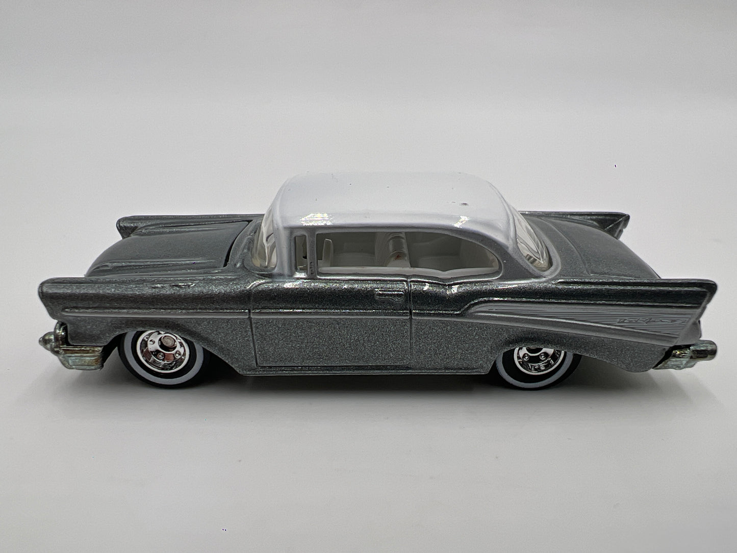 Hot Wheels 1/64 Premium Ultra Hots 57 Chevy Bel Air Gray Loose