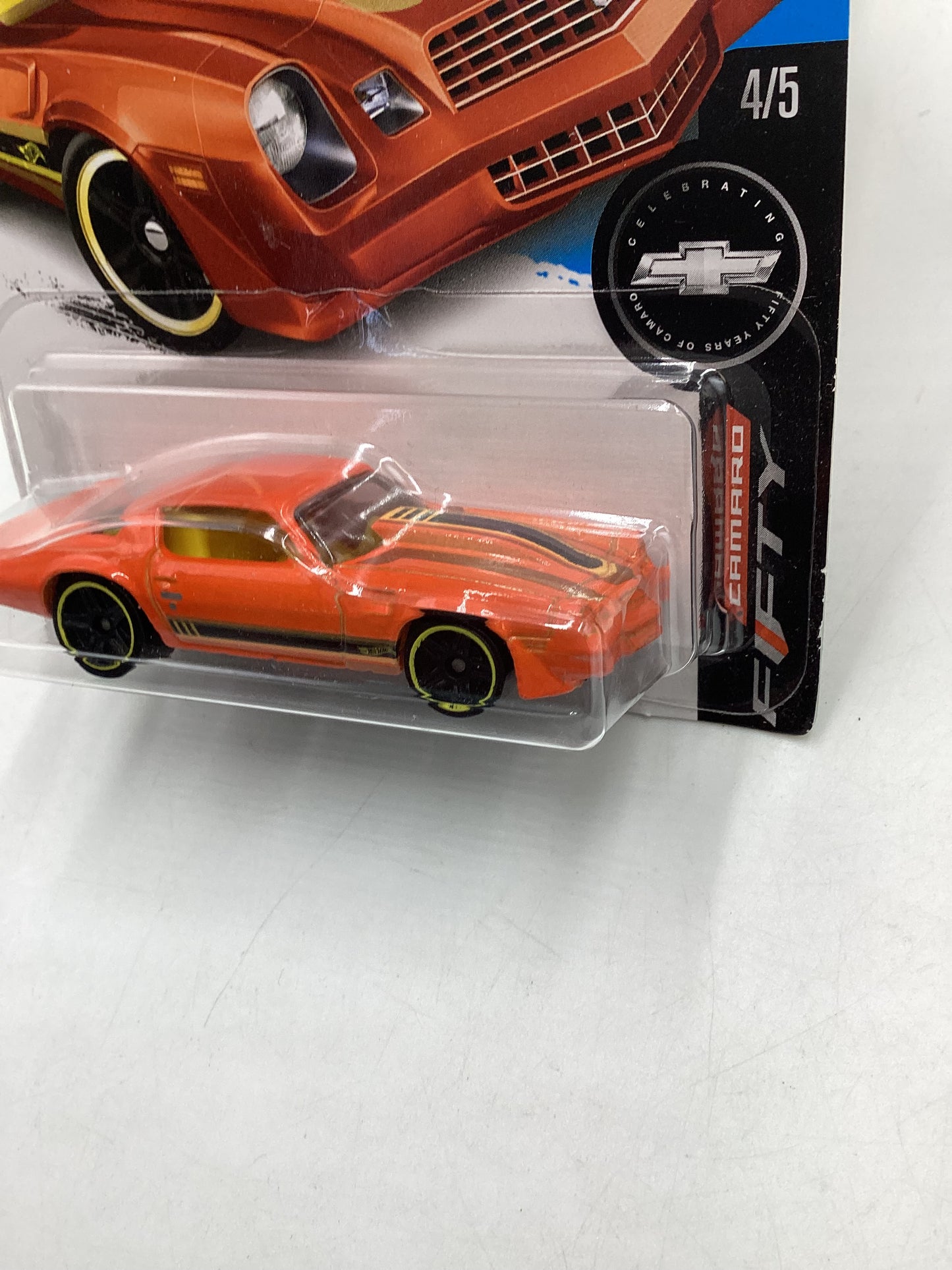 2017 Hot wheels #361 Orange 81 Camaro 14H