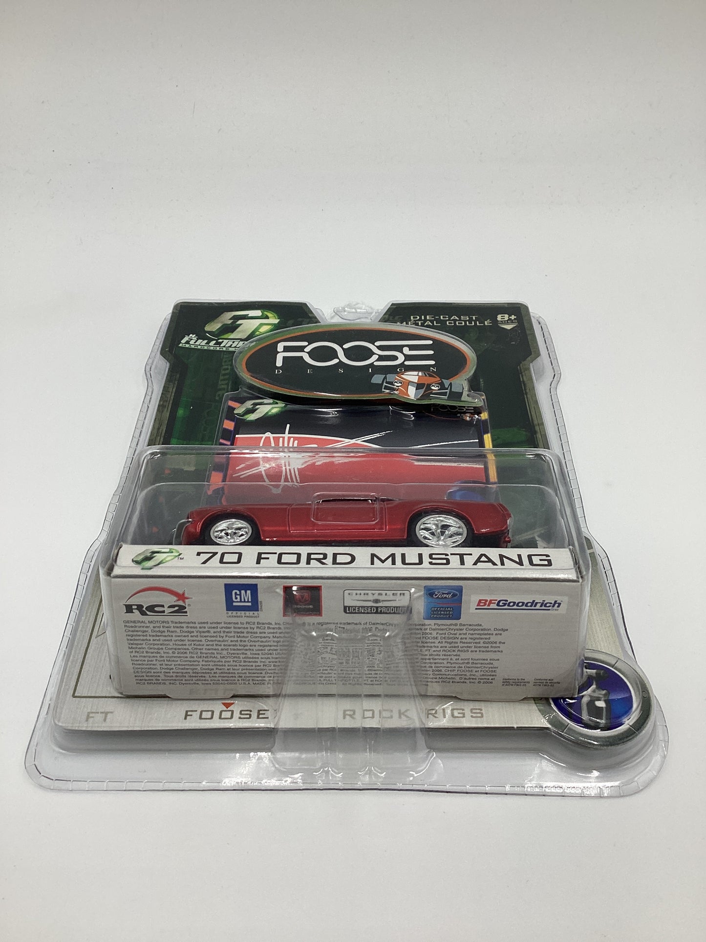 Foose Design Full Throttle #3 70 Ford Mustang Paint Edition Red/Black 188G