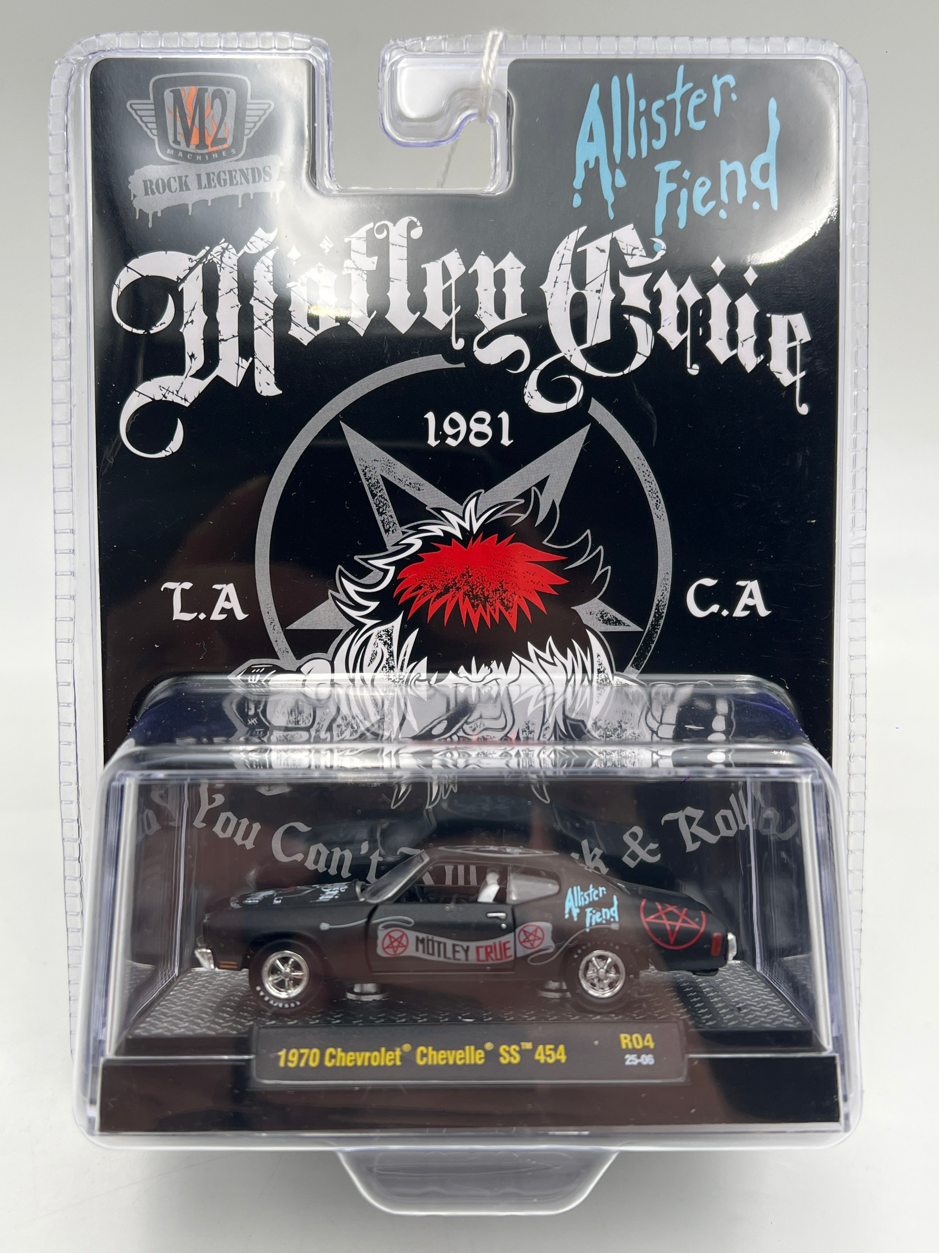 M2 Machines R04 Rock Legends Motley Crue 1970 Chevrolet Chevelle