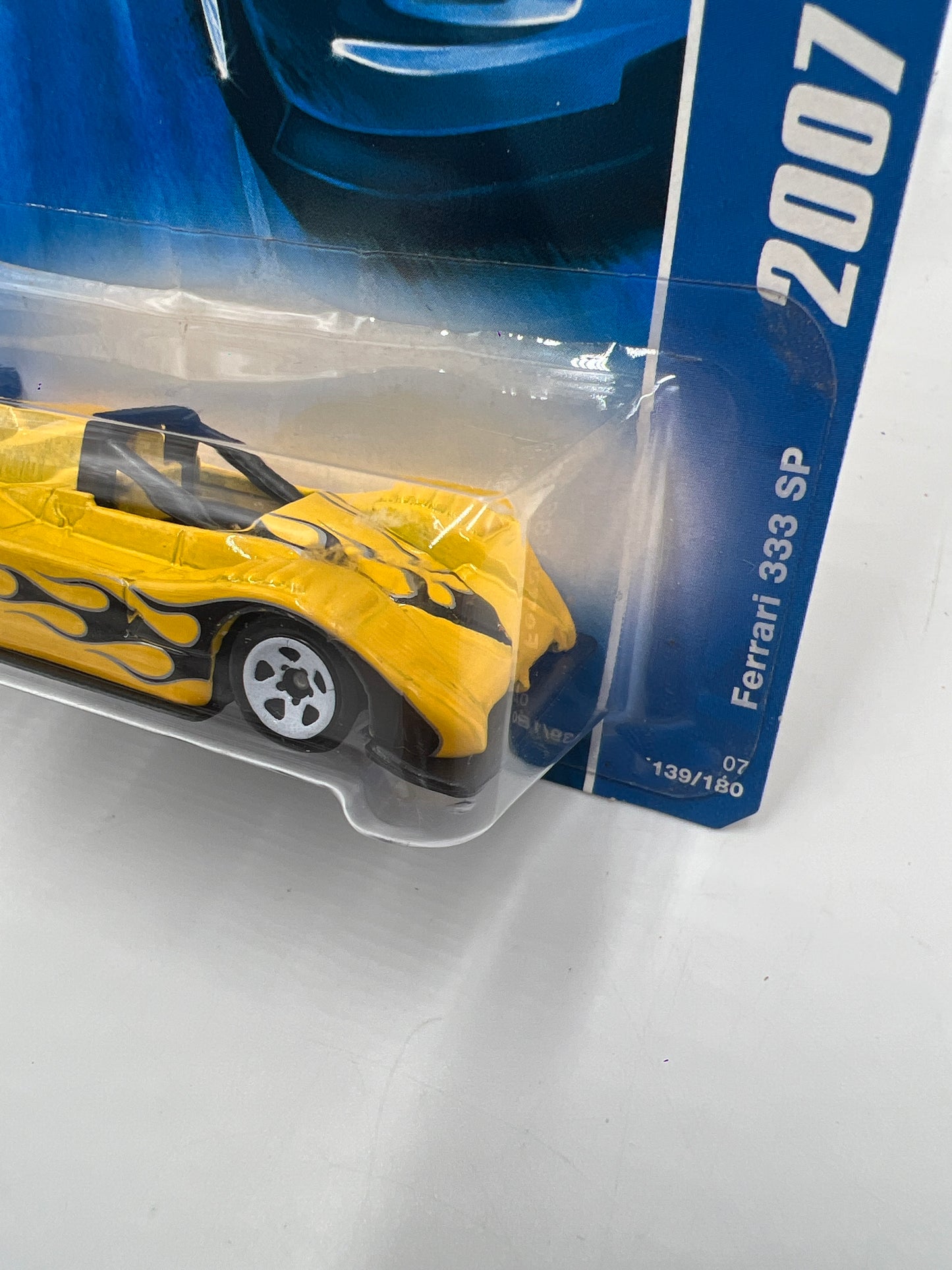 2007 Hot Wheels All Stars #139 Ferrari 333 SP Yellow