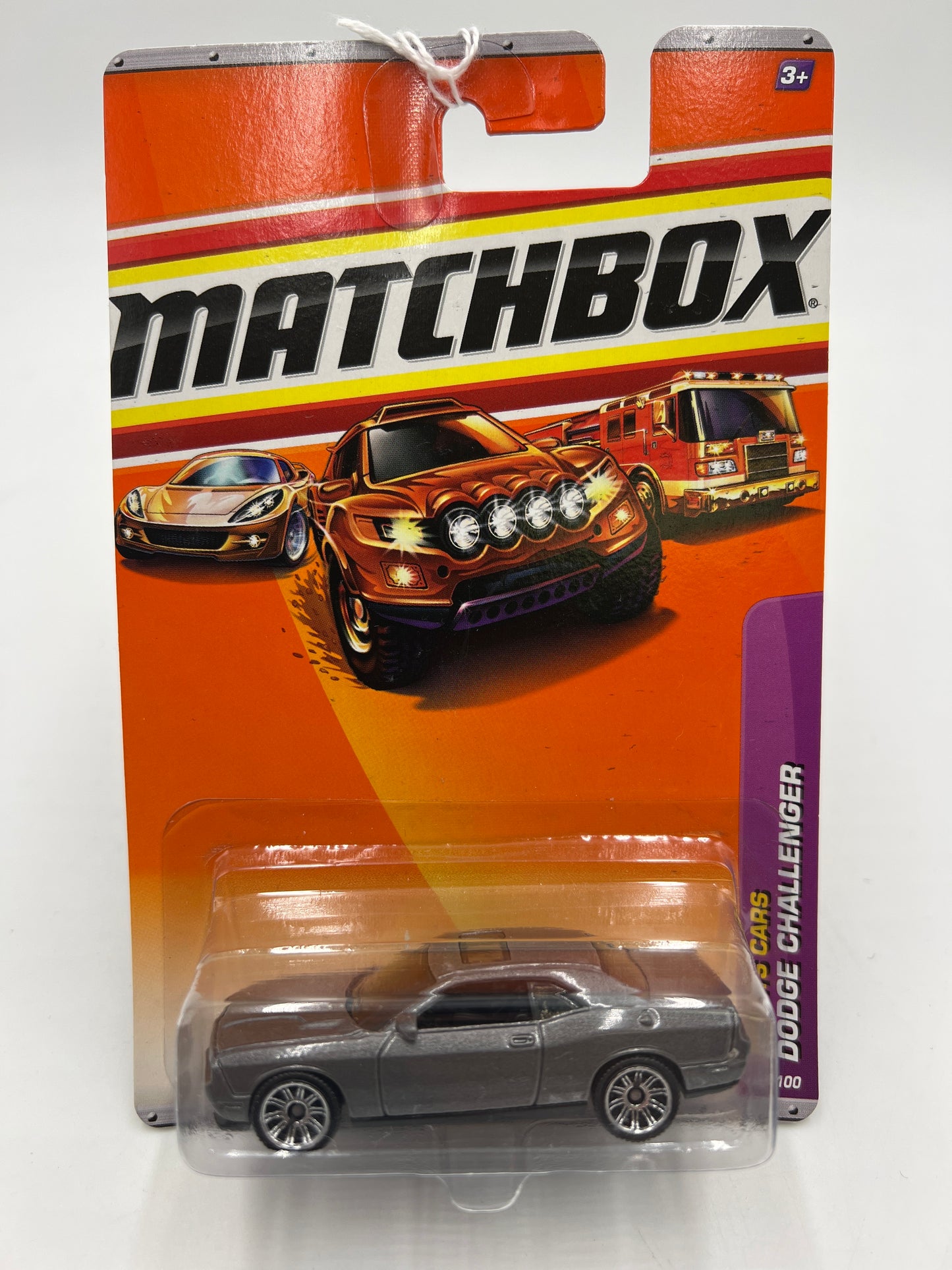 Matchbox #4 2010 Sports Cars Dodge Challenger Silver 50D