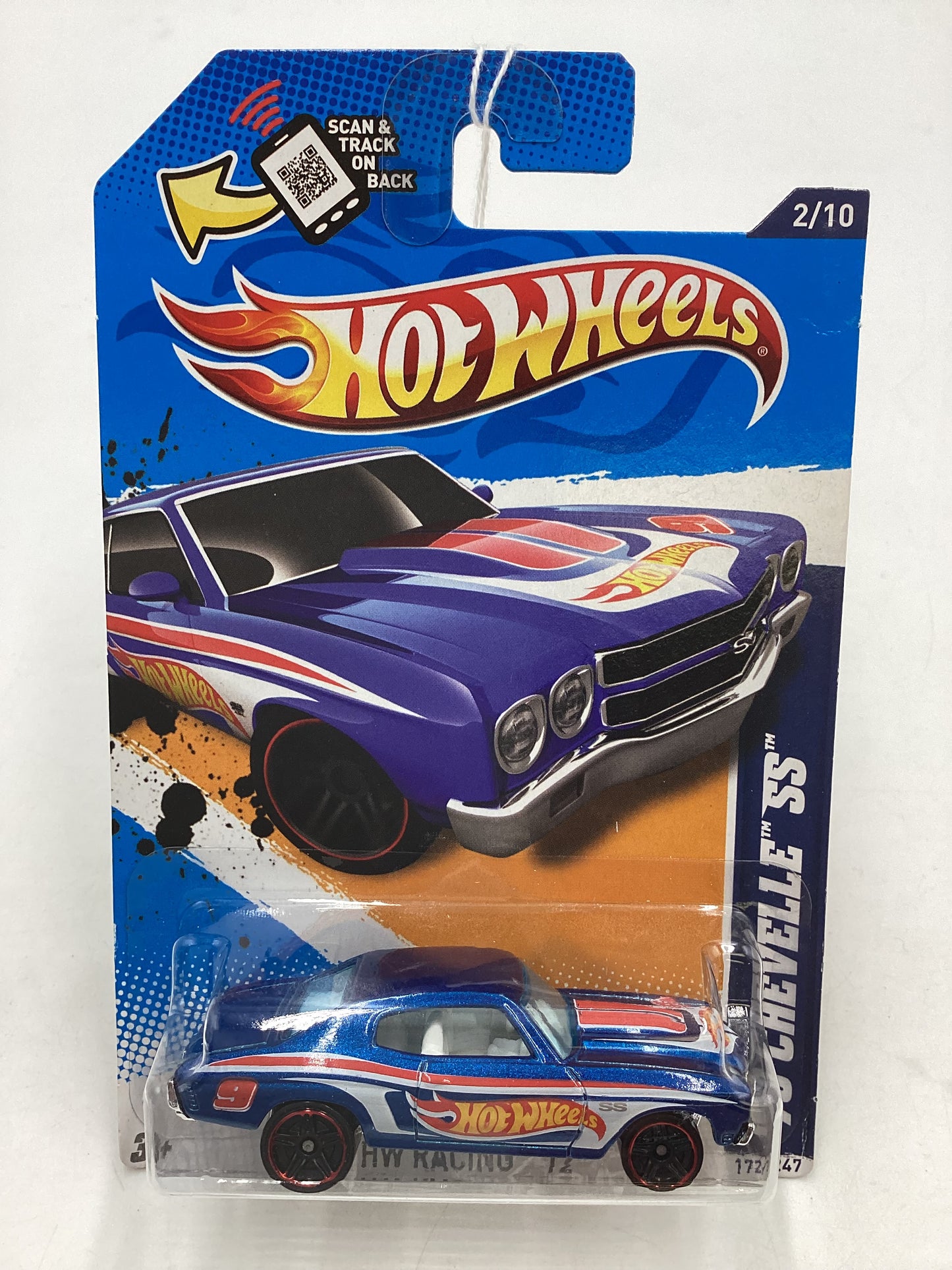 2012 HW Racing #172 70 Chevelle SS Blue 13C