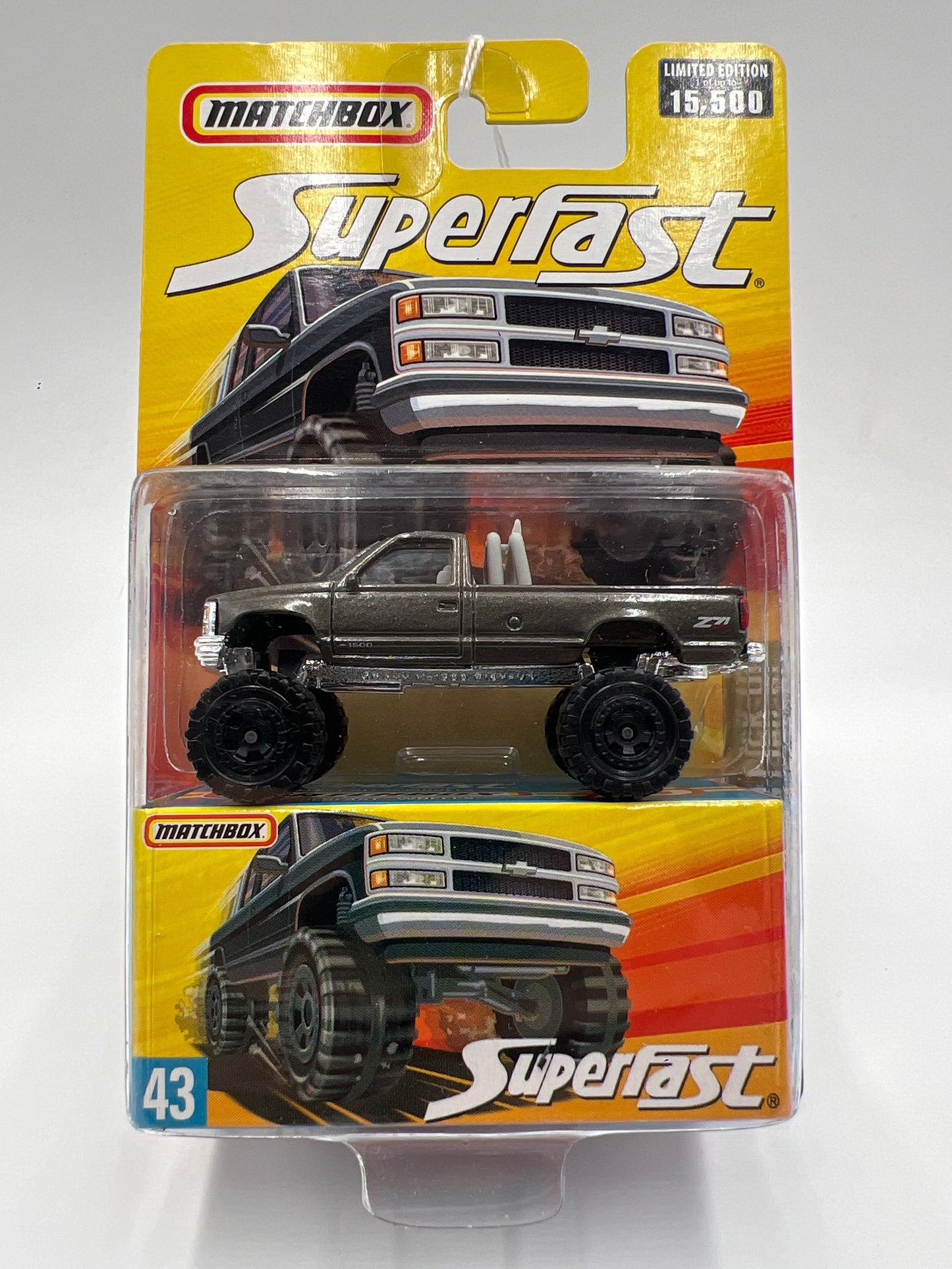 Matchbox Superfast #43 Chevy K-1500 Pick-Up Gray