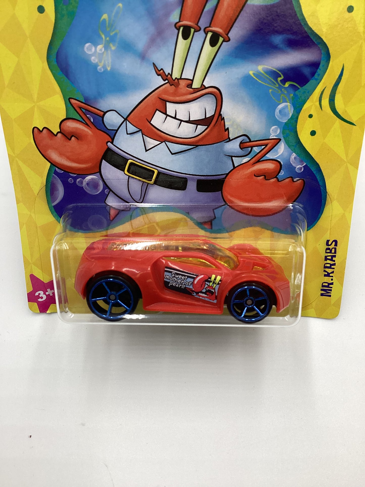 Hot Wheels Spongebob 20 Best Year Ever Set #6 Ultra Rage Red Mr Krabs