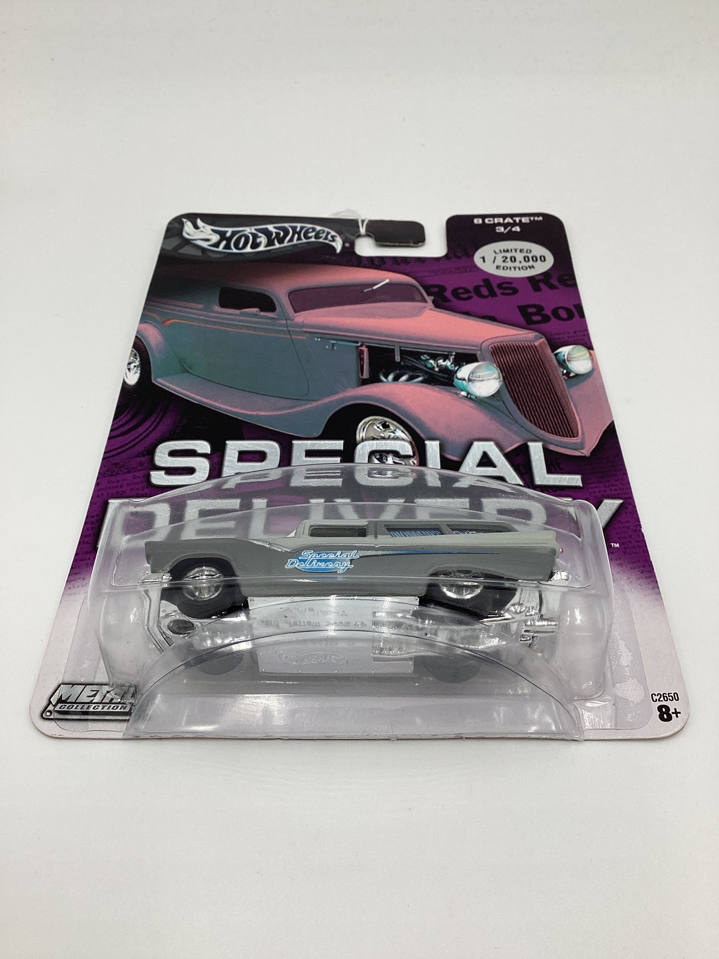 Hot Wheels Special Delivery #3 8 Crate Primer Grey 244G