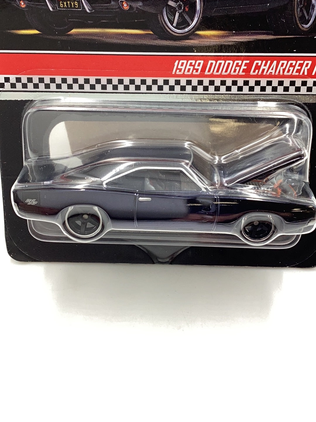 Hot Wheels redline club RLC 1969 Dodge Charger R/T real riders black #12377/17500 with protector