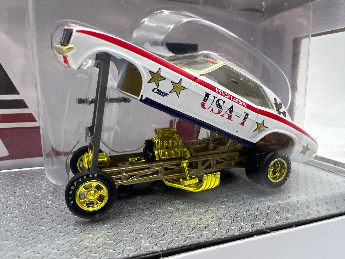 2025 M2 Machines Auto Haulers CHASE 1973 Chevrolet C30 Truck & 1969 Chevrolet Camaro Funny Car USA-1 S44
