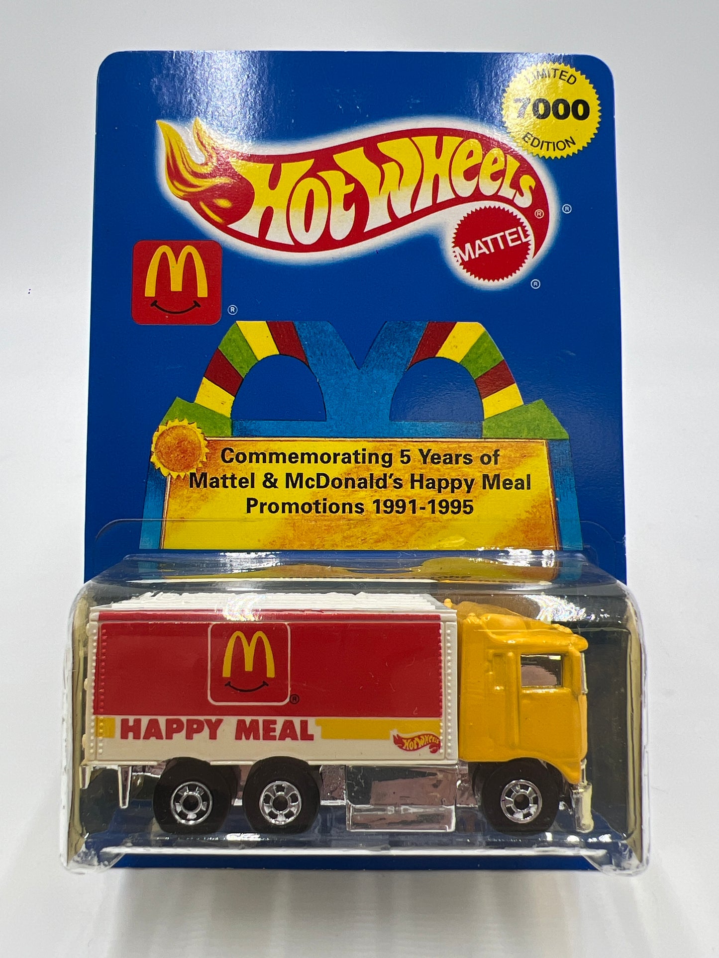 Hot Wheels Limited Edition 1/7000 1991-1995 McDonald’s Happy Meal Promo Hiway Hauler W/Protector