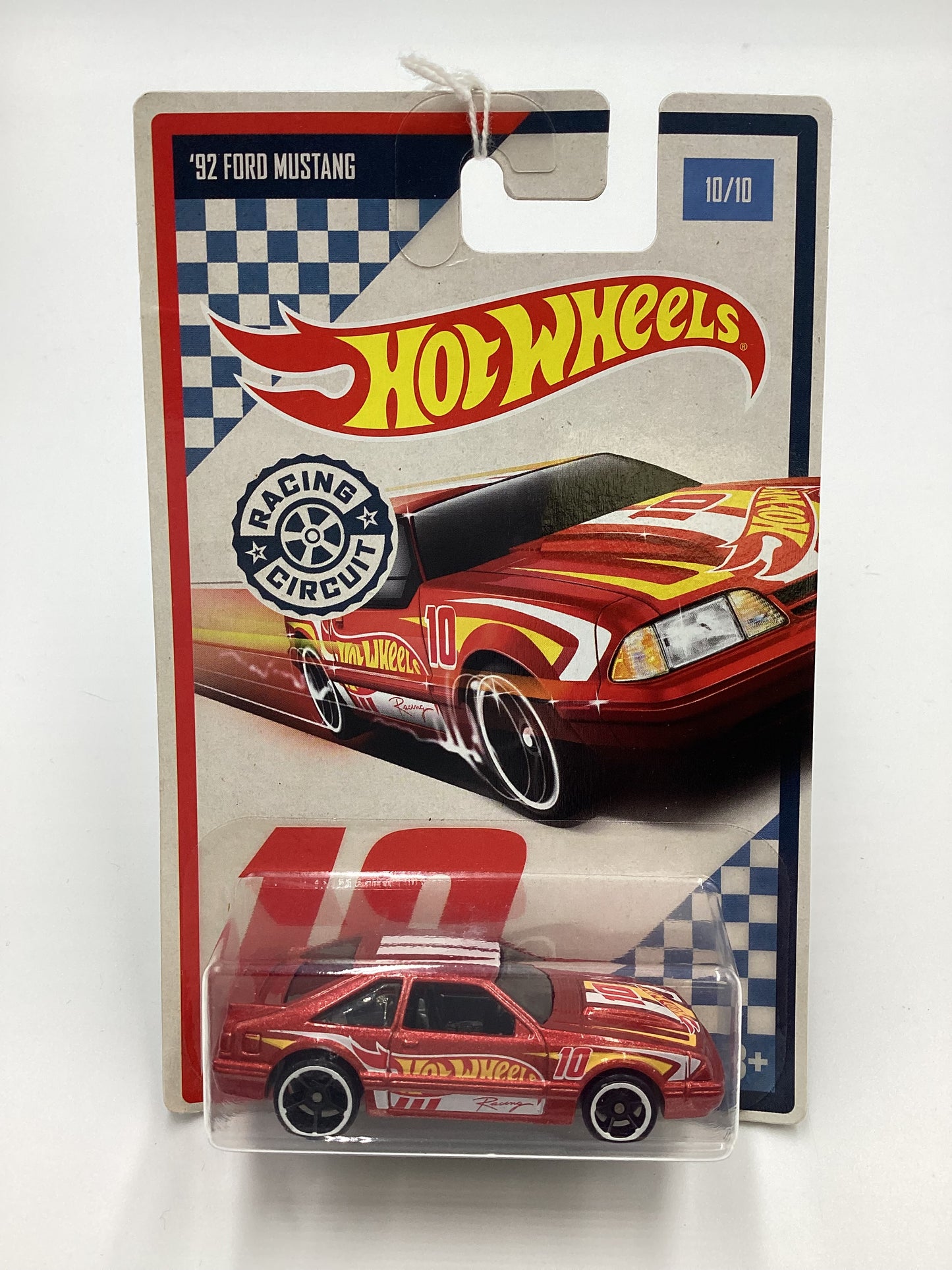 2017 Hot Wheels Racing Circuit #10 92 Ford Mustang 153D