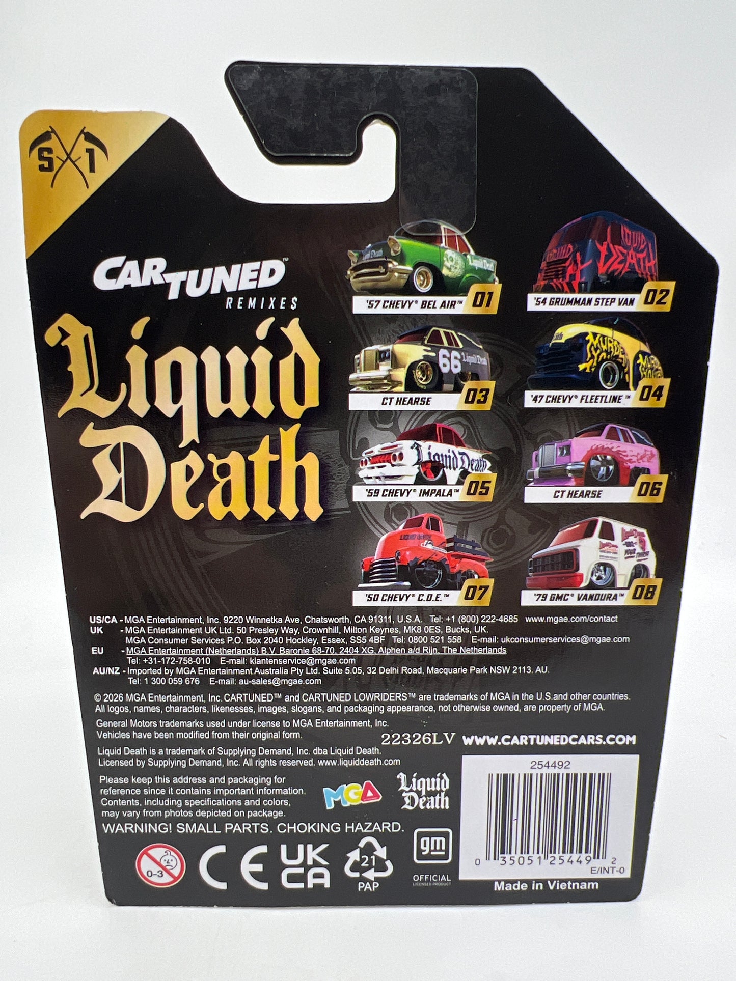 MGA Car Tuned Remixes Liquid Death Series 1 #4 47 Chevy Fleetline